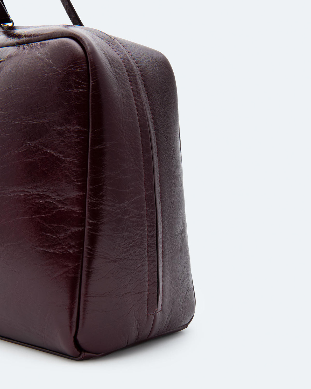 LEATHER BOWLING BAG