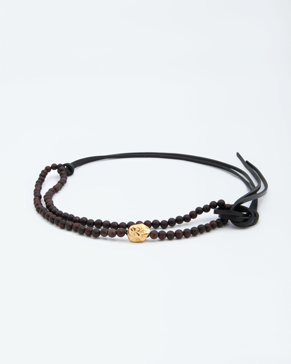 JEWEL BELT WITH WOODEN BEADS