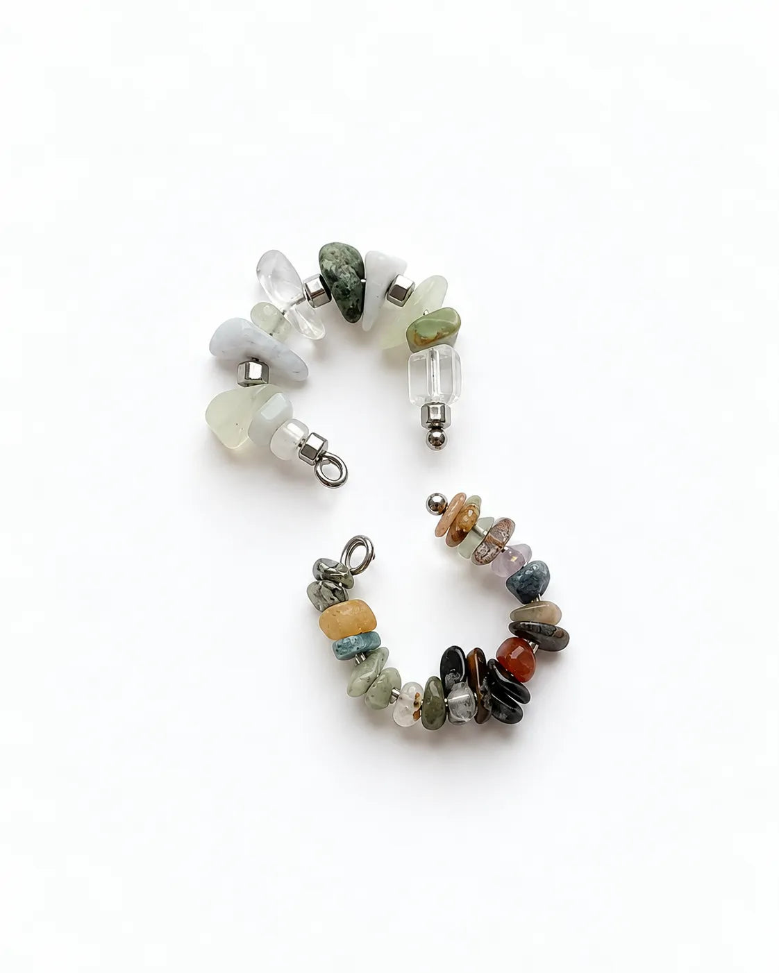 ear cuff with natural stones