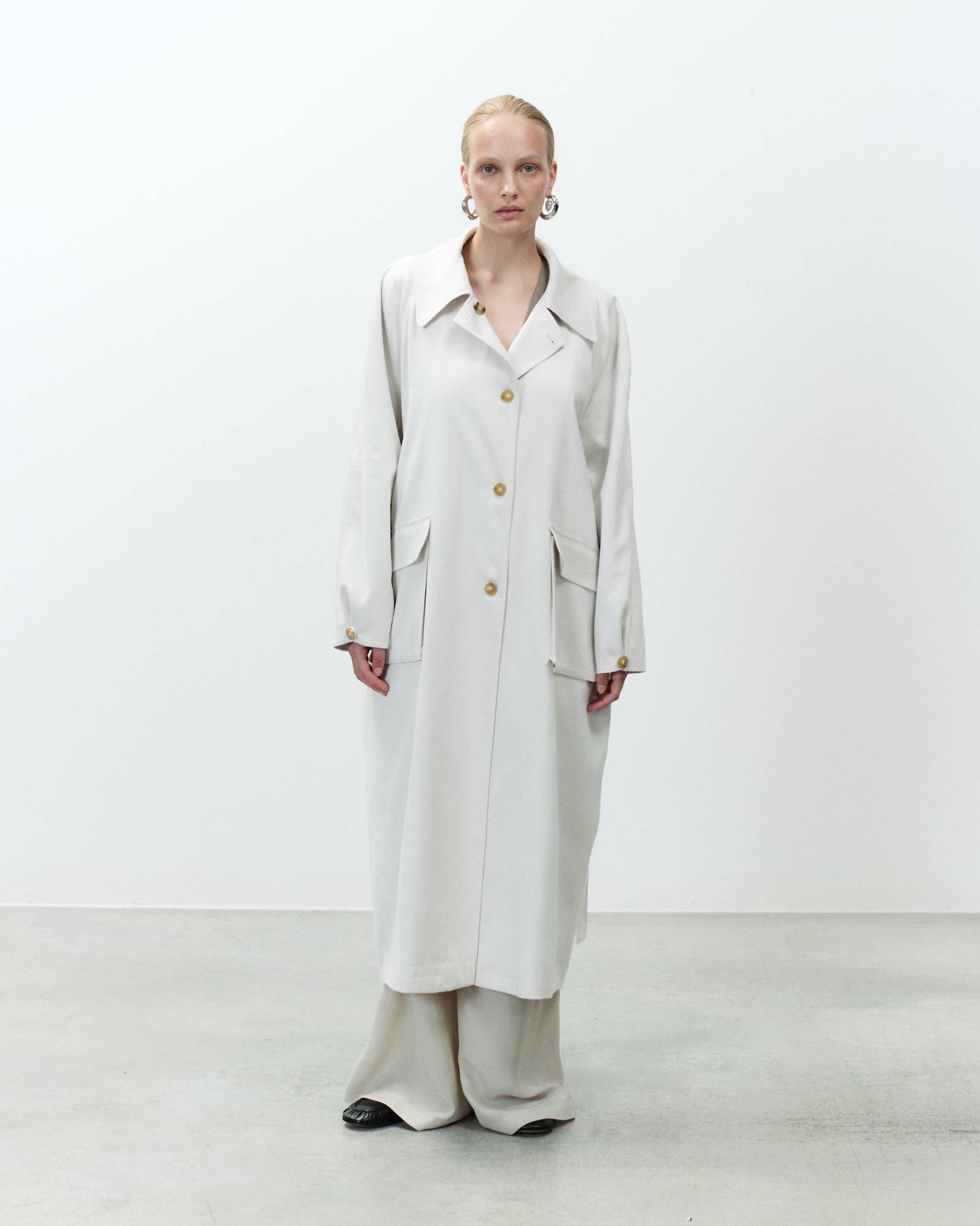 LONG DAINETTO TRENCH COAT