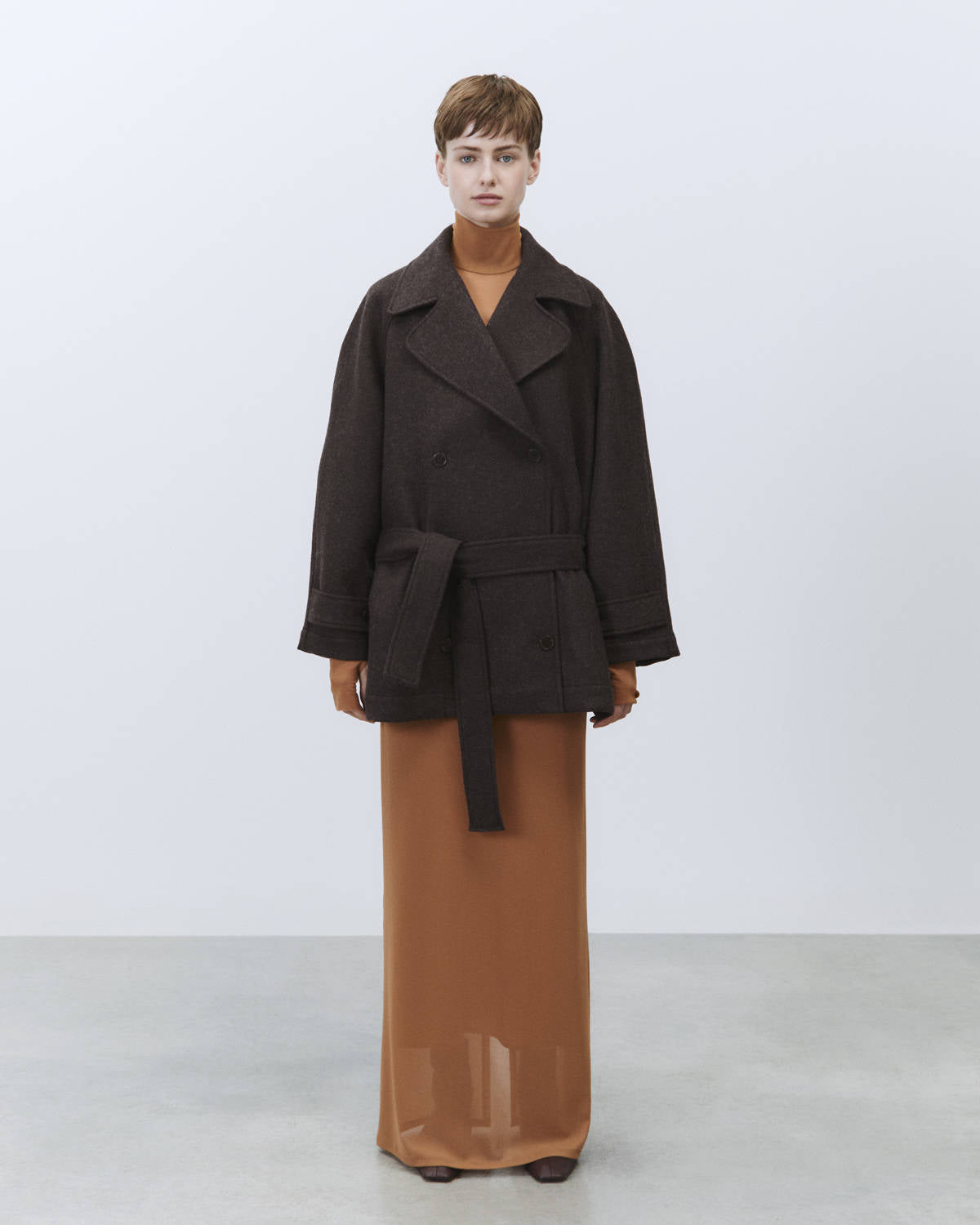 WOOL TRENCH COAT