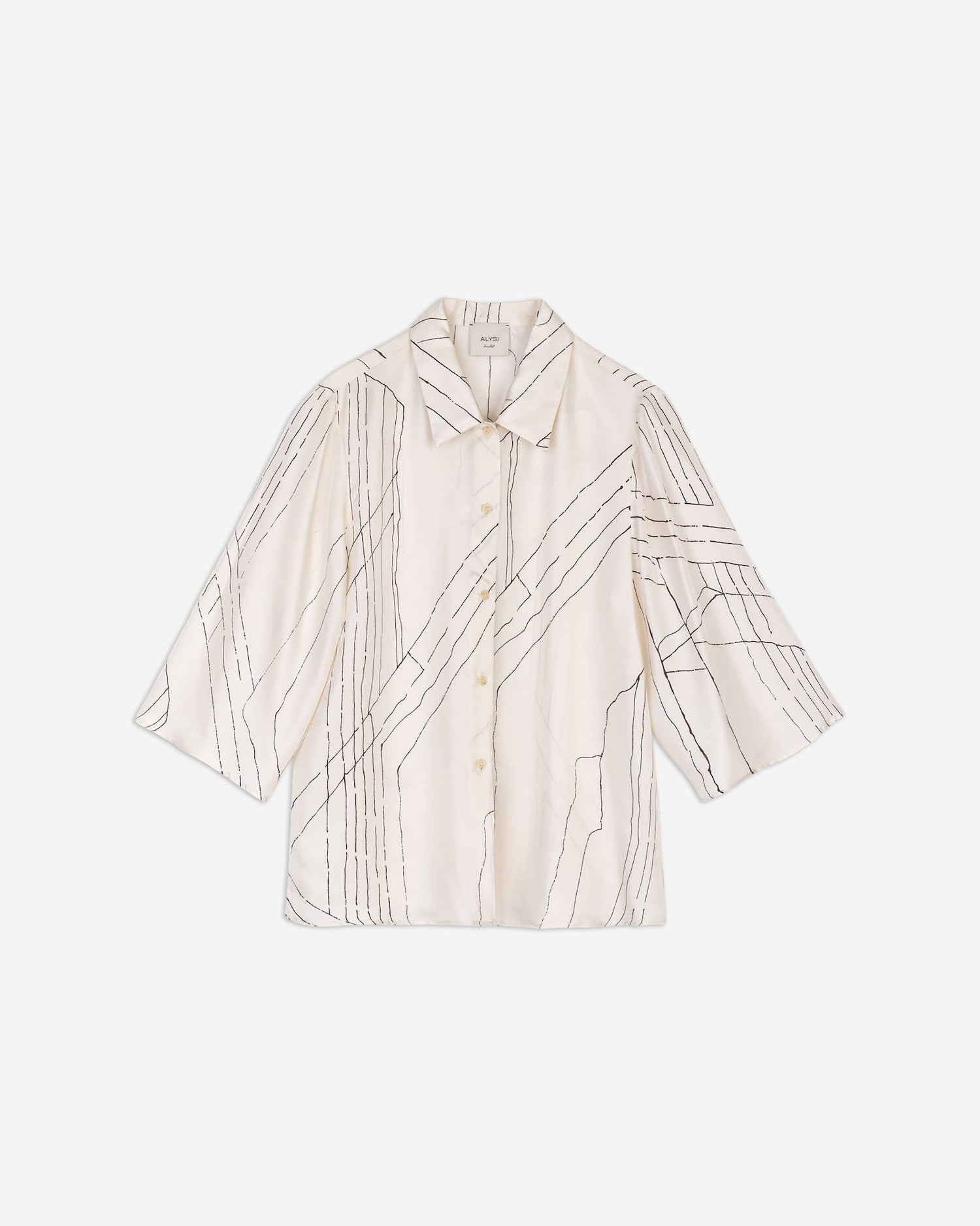 PRINTED SILK SHIRT