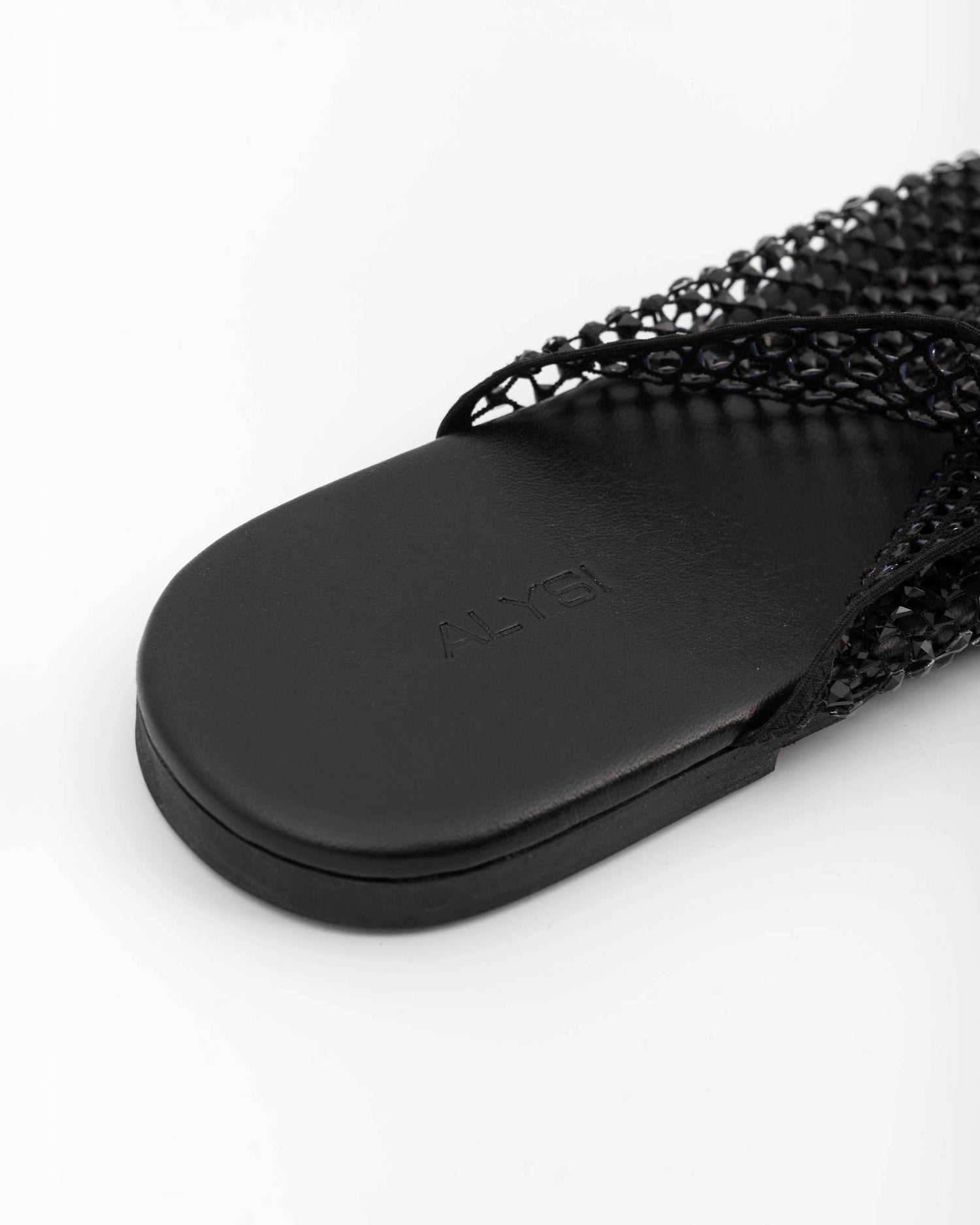 MULE SHOES WITH RHINESTONE