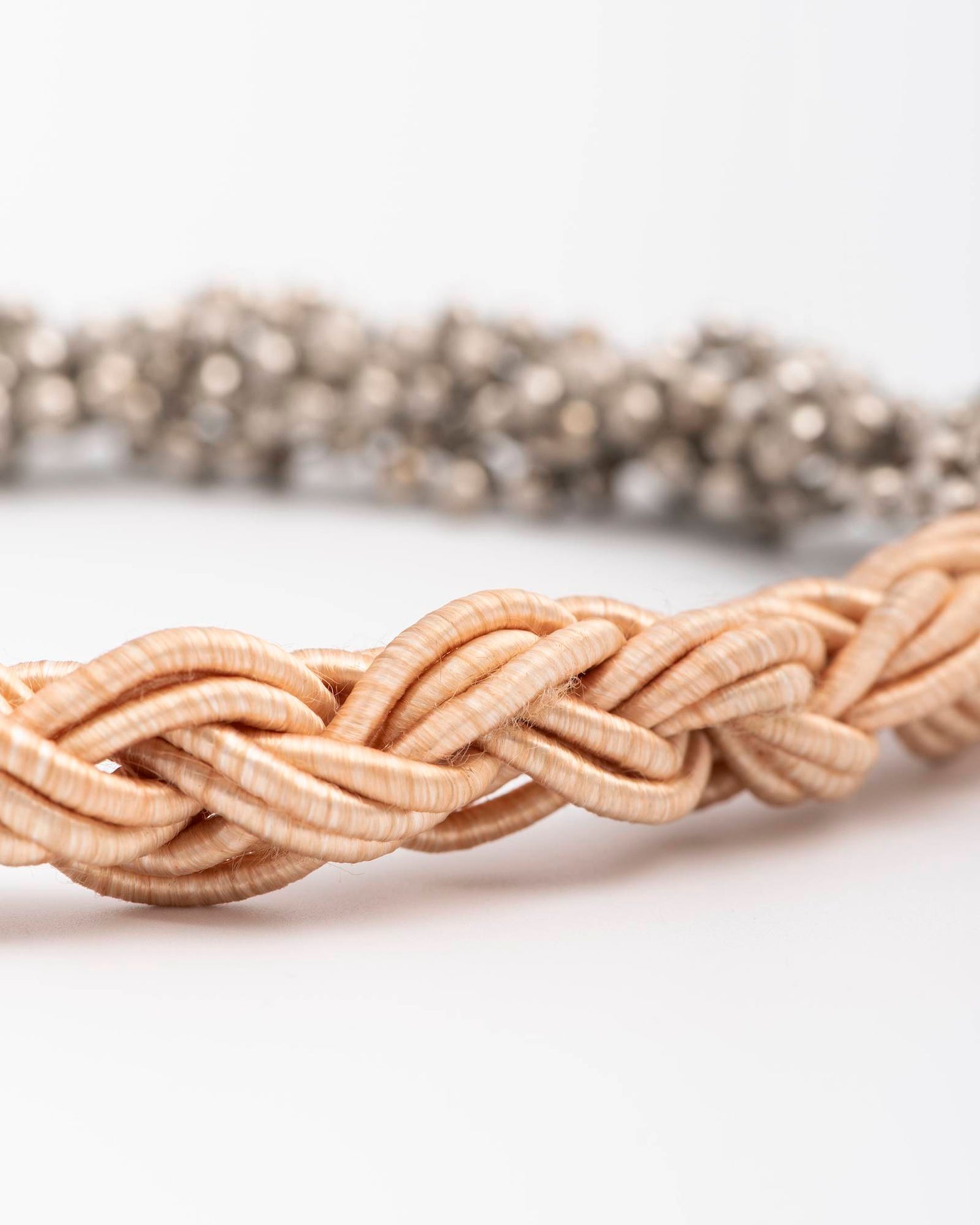 BRAIDED BEAD NECKLACE