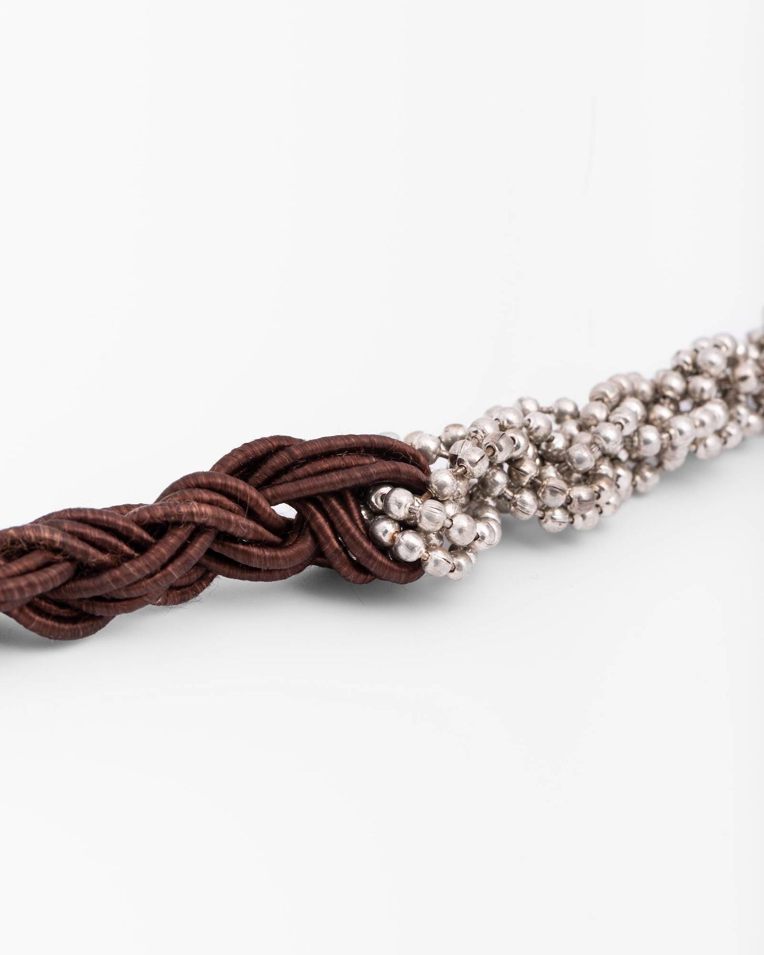 BRAIDED BEAD NECKLACE