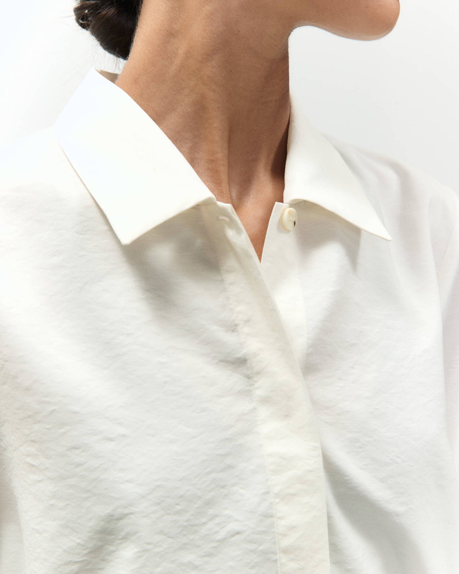SILK CANVAS SHIRT