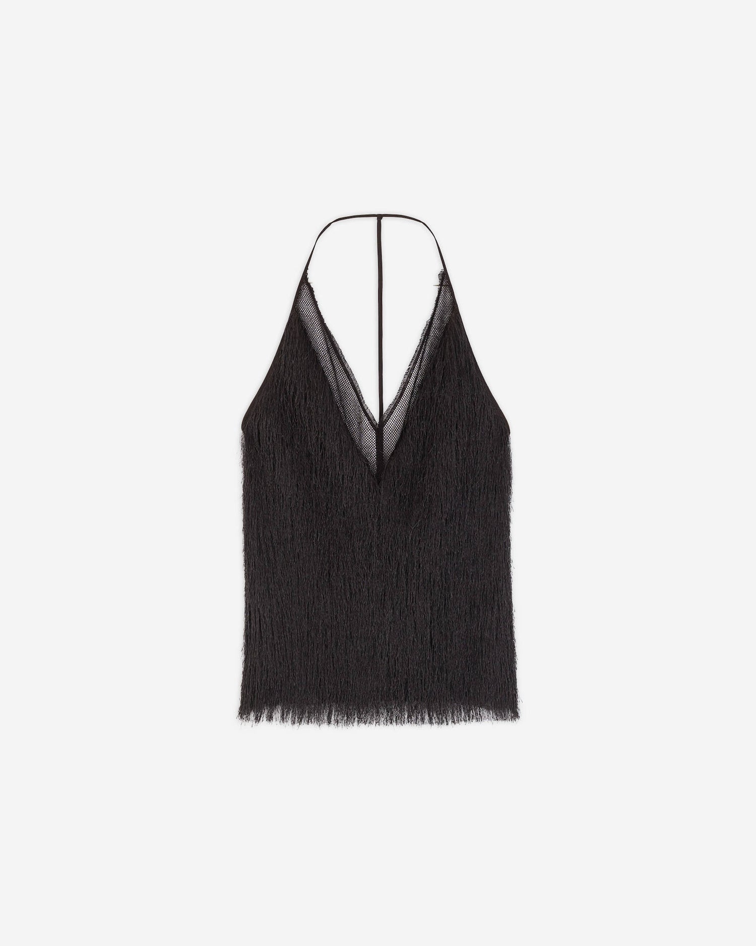 TOP WITH FRINGES AND LACE