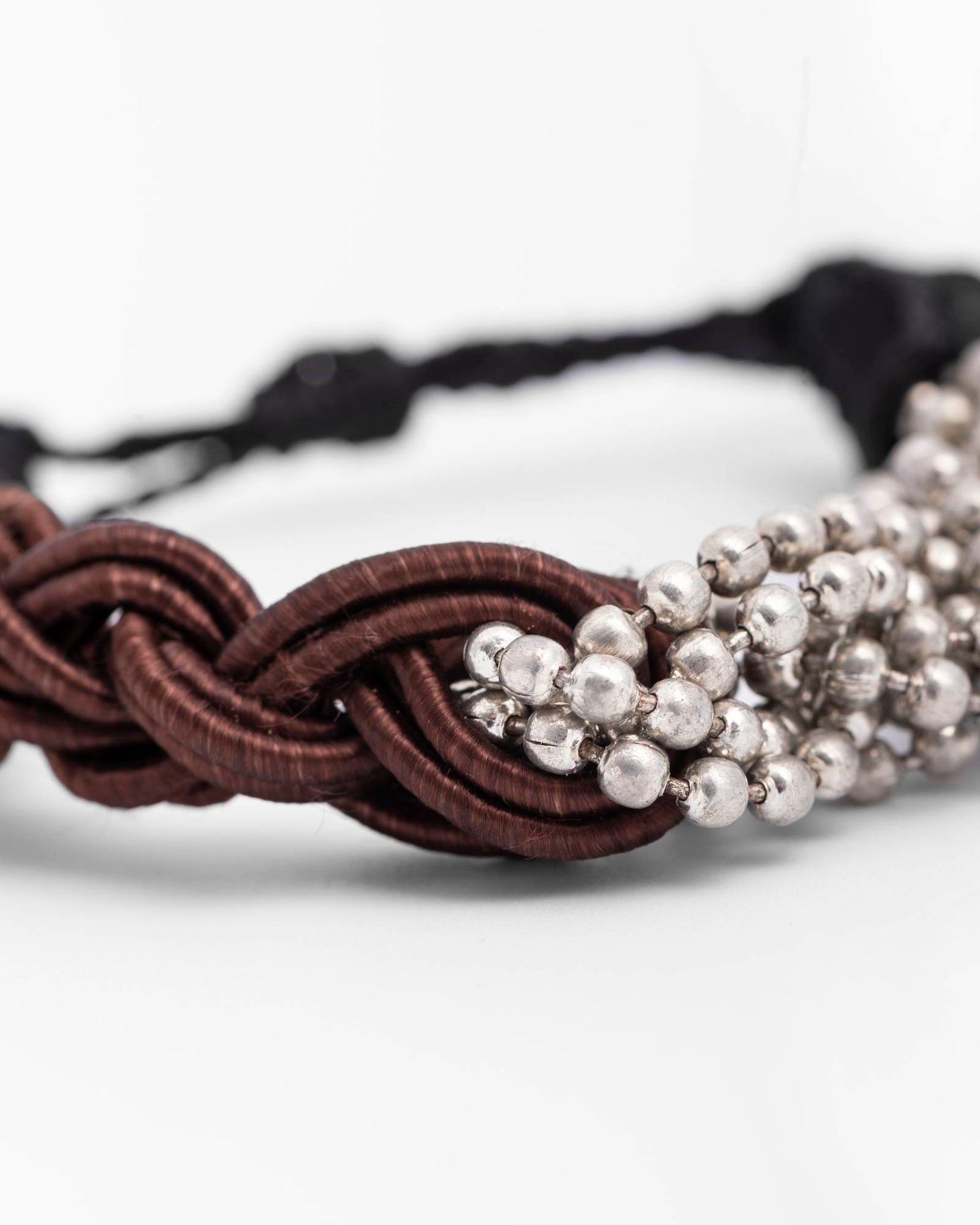 BRAIDED BEADED BRACELET