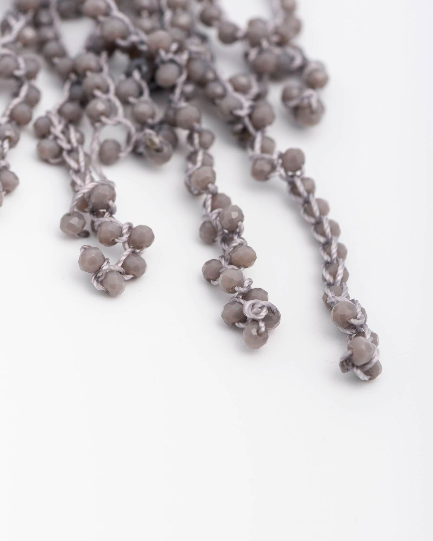 LONG CROCHET BEADS EARRING