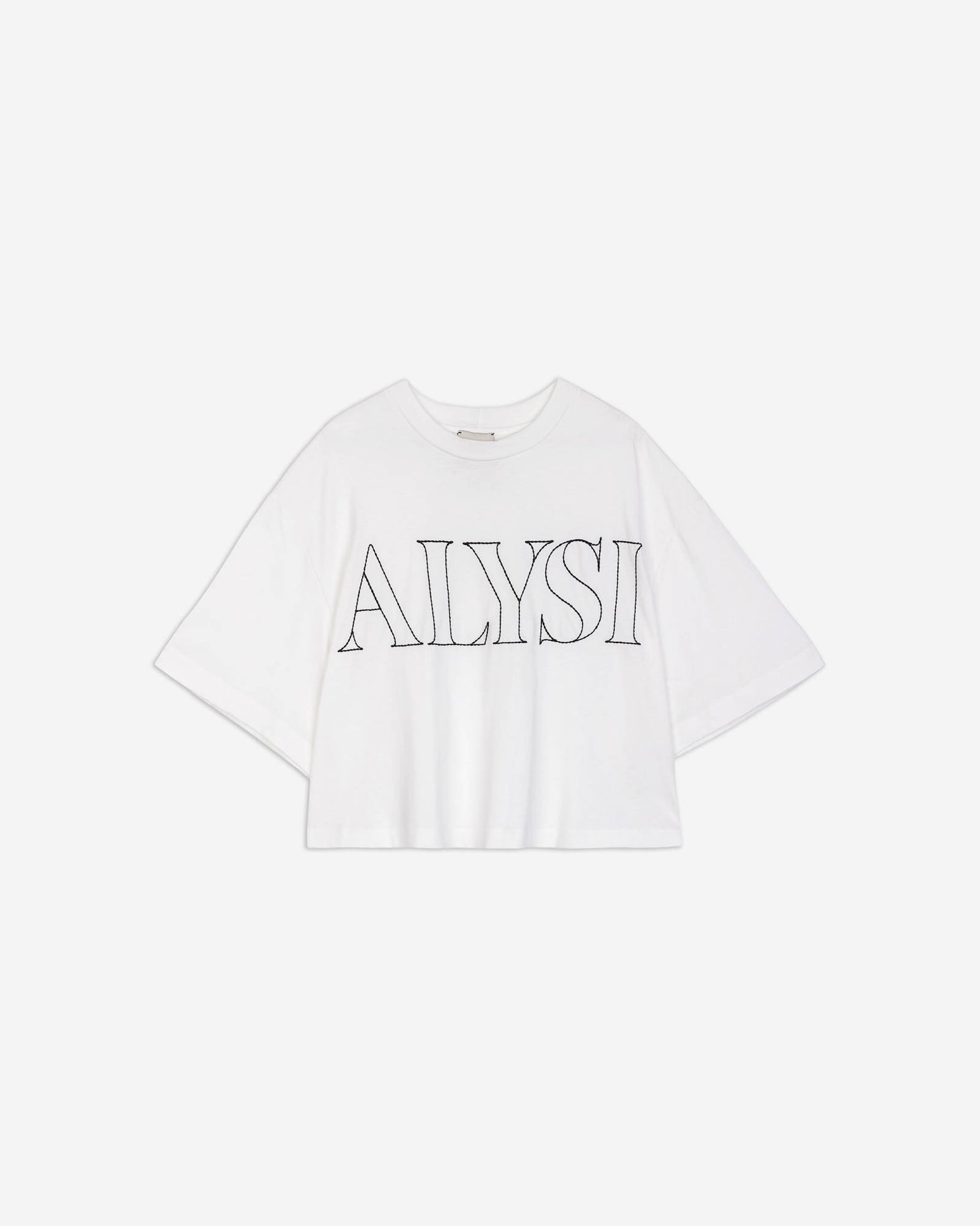 EMBROIDERED T-SHIRT WITH BOXY EMBROIDERY