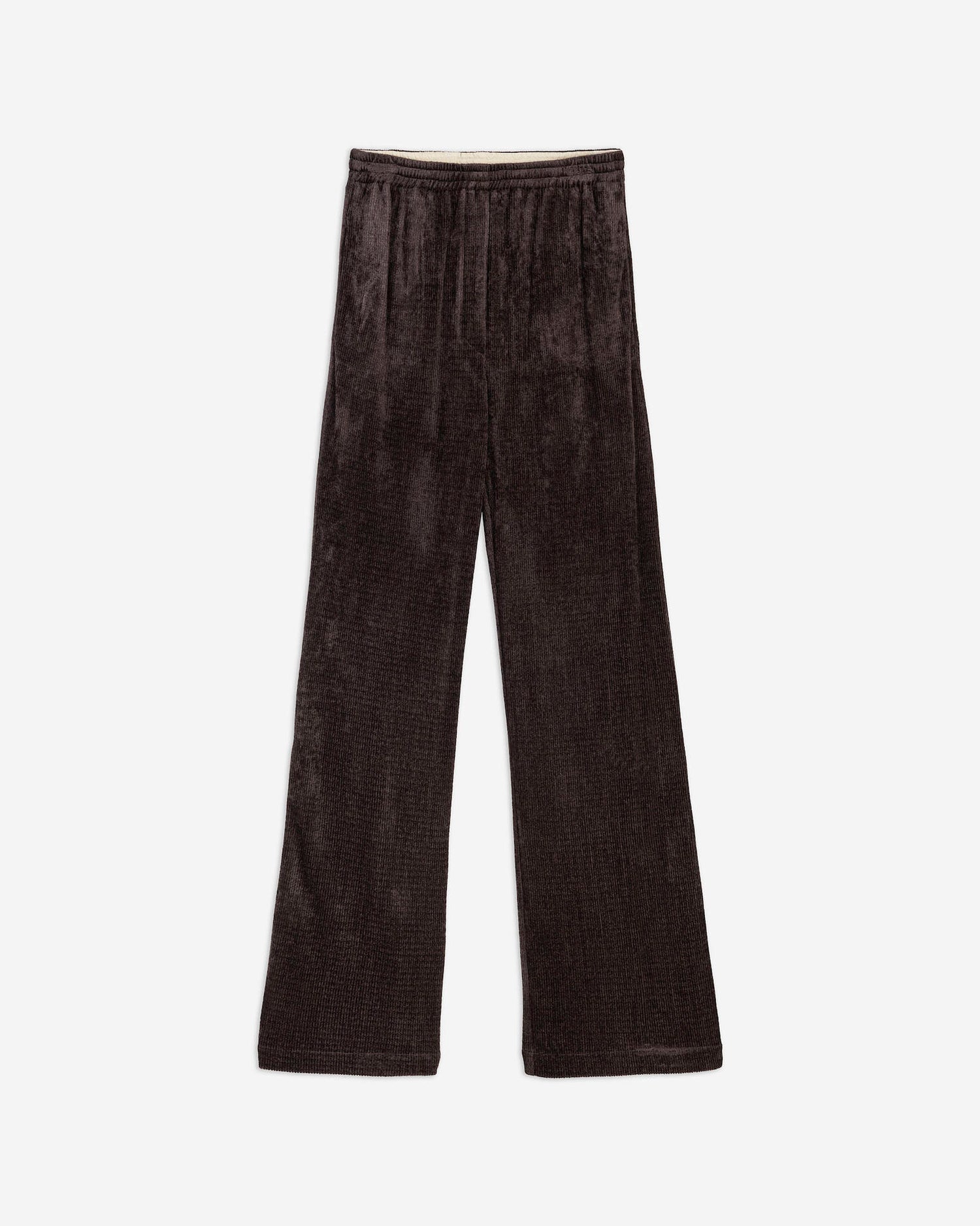 ELASTIC VELVET RIB TROUSERS