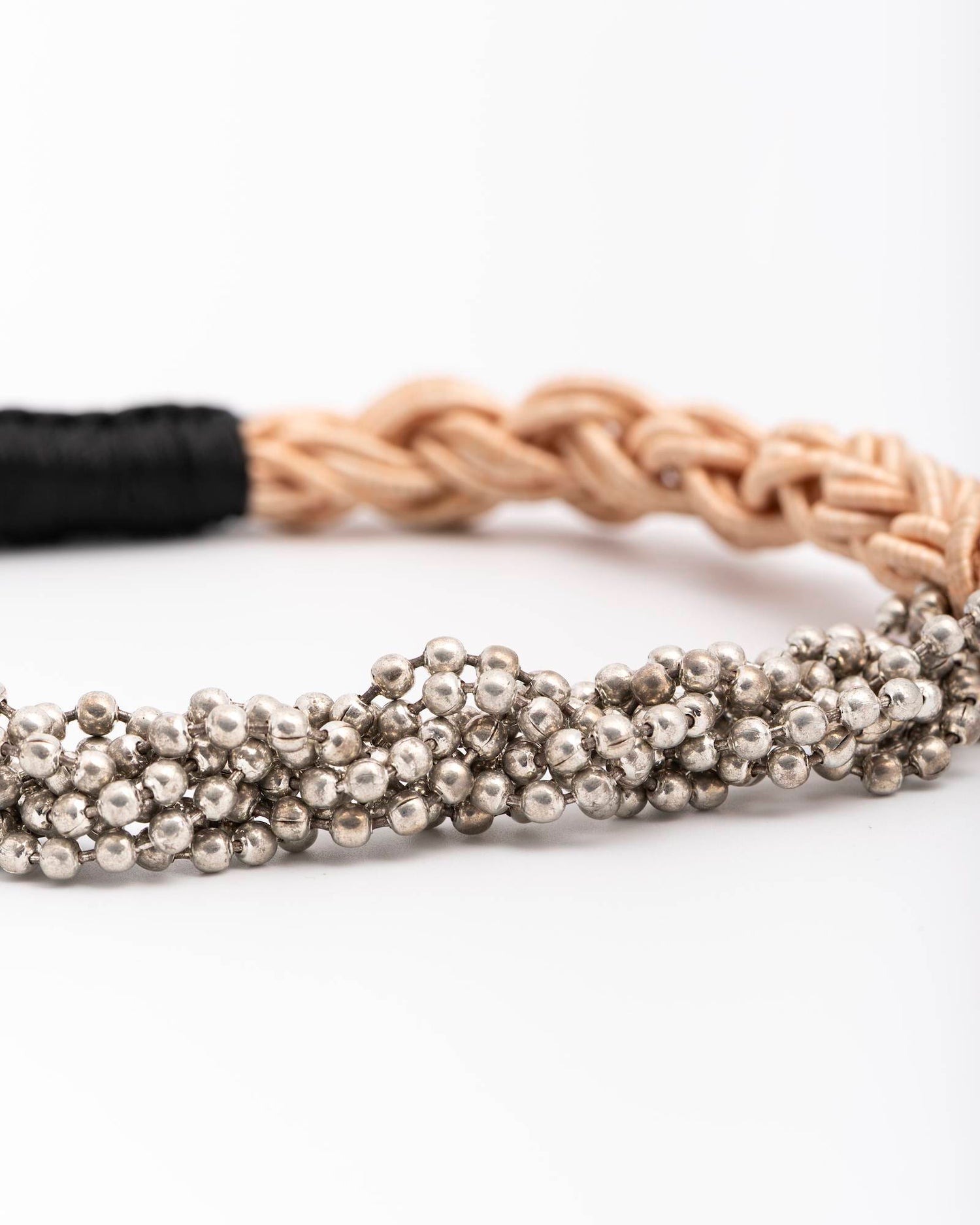 BRAIDED BEAD NECKLACE