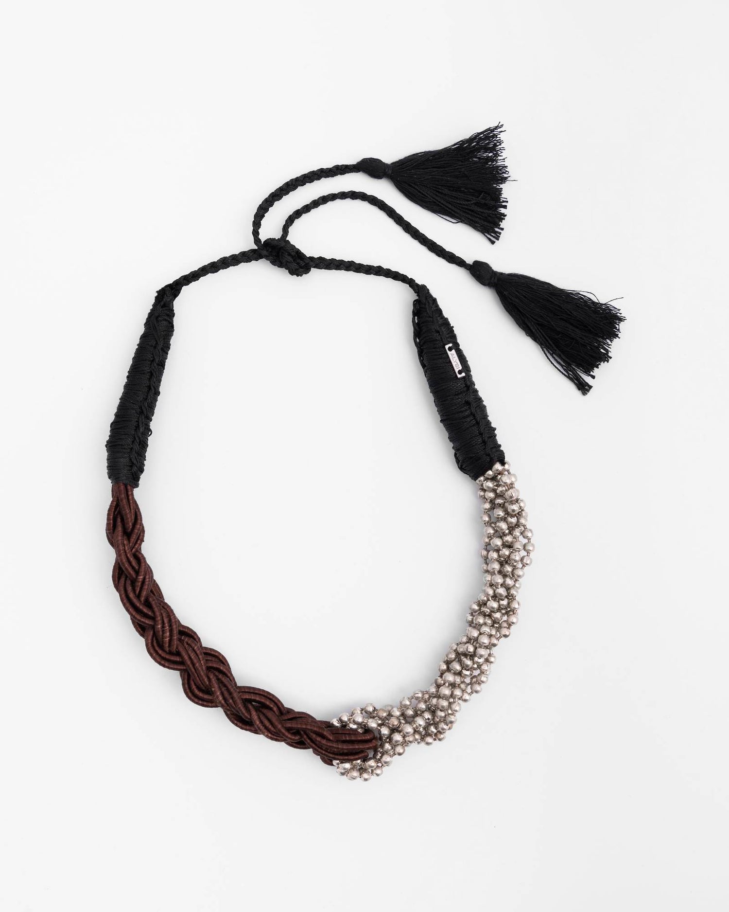 BRAIDED BEAD NECKLACE