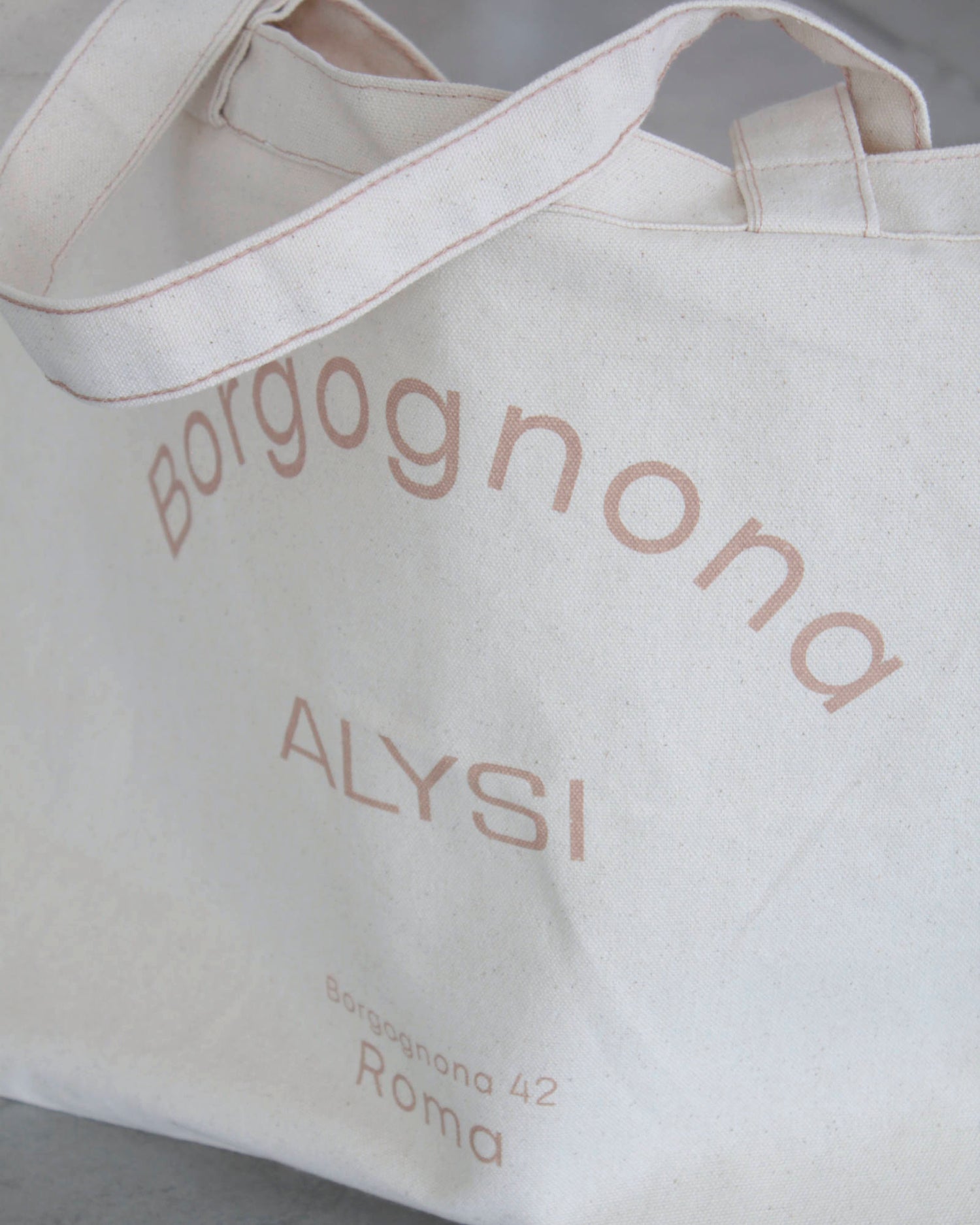 ALYSI ROME TOTE BAG