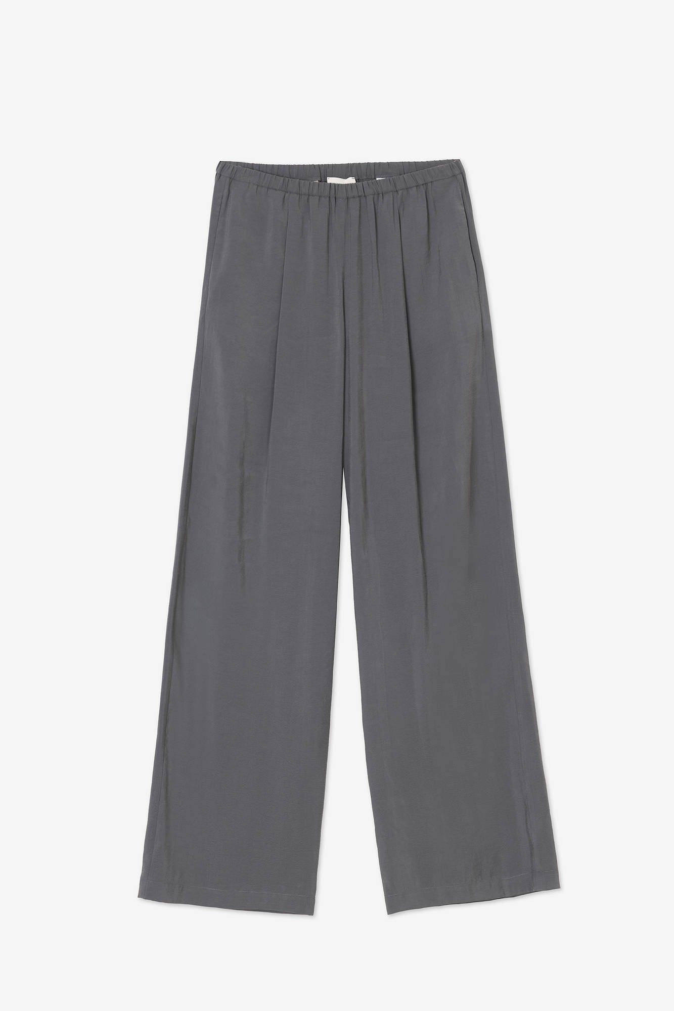 RELAXED FLUID PANTS Smoke