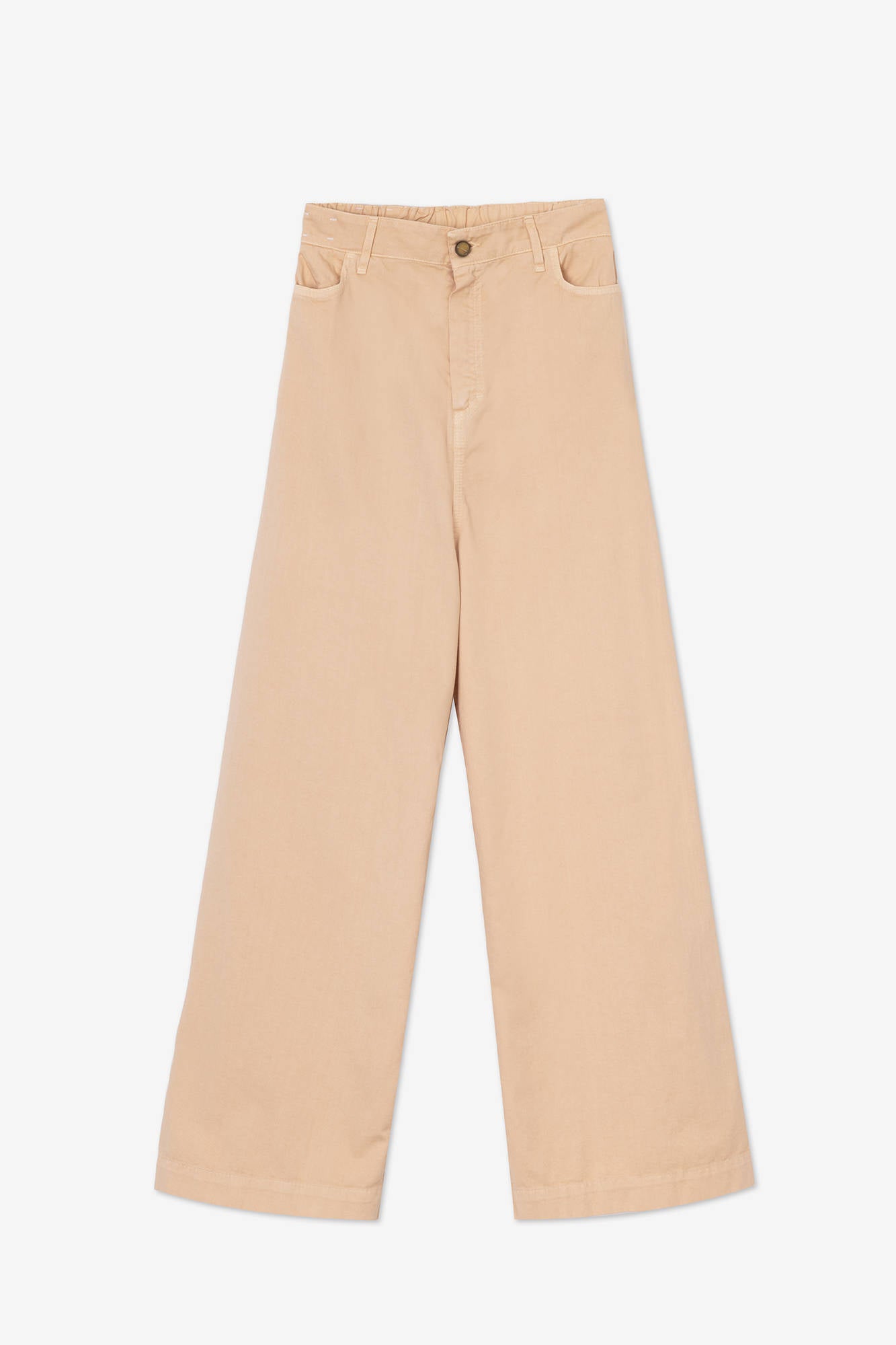 FIVE POCKET WIDE LEG Cream