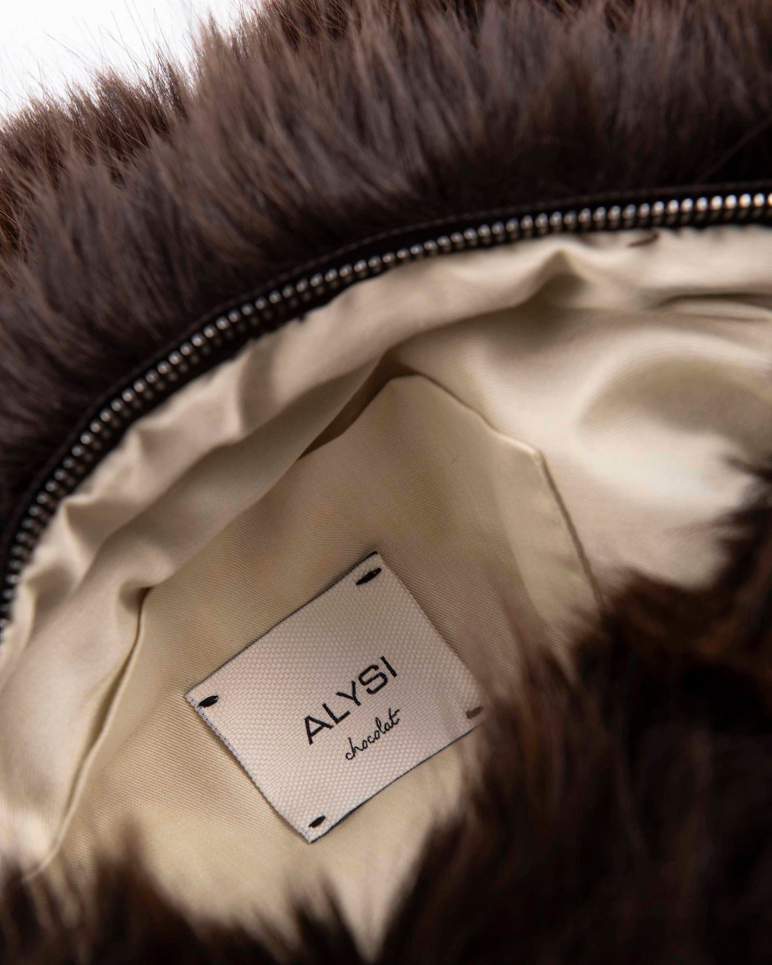 ECO FUR POUCH BAG