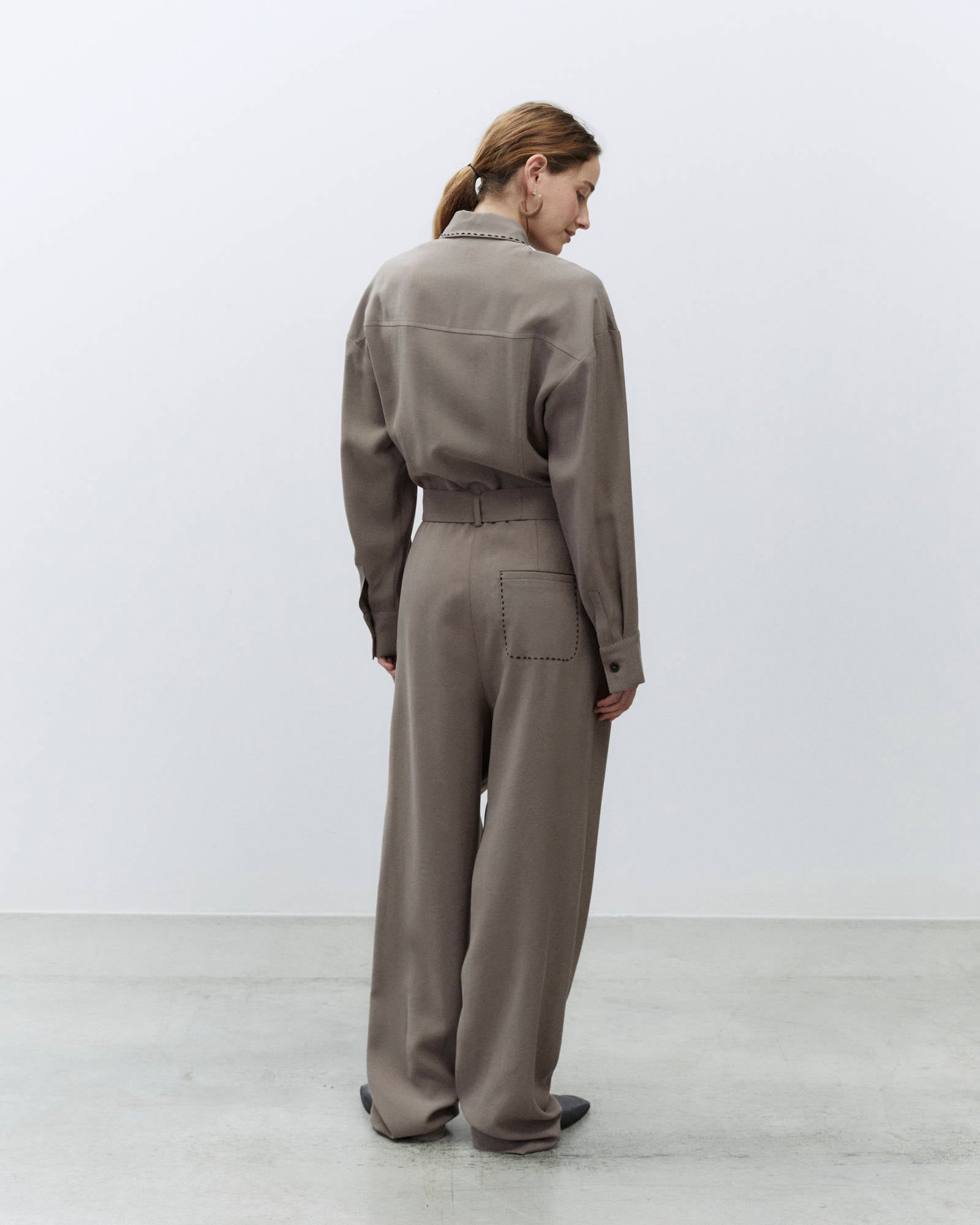 CUPRO EFFECT JUMPSUIT
