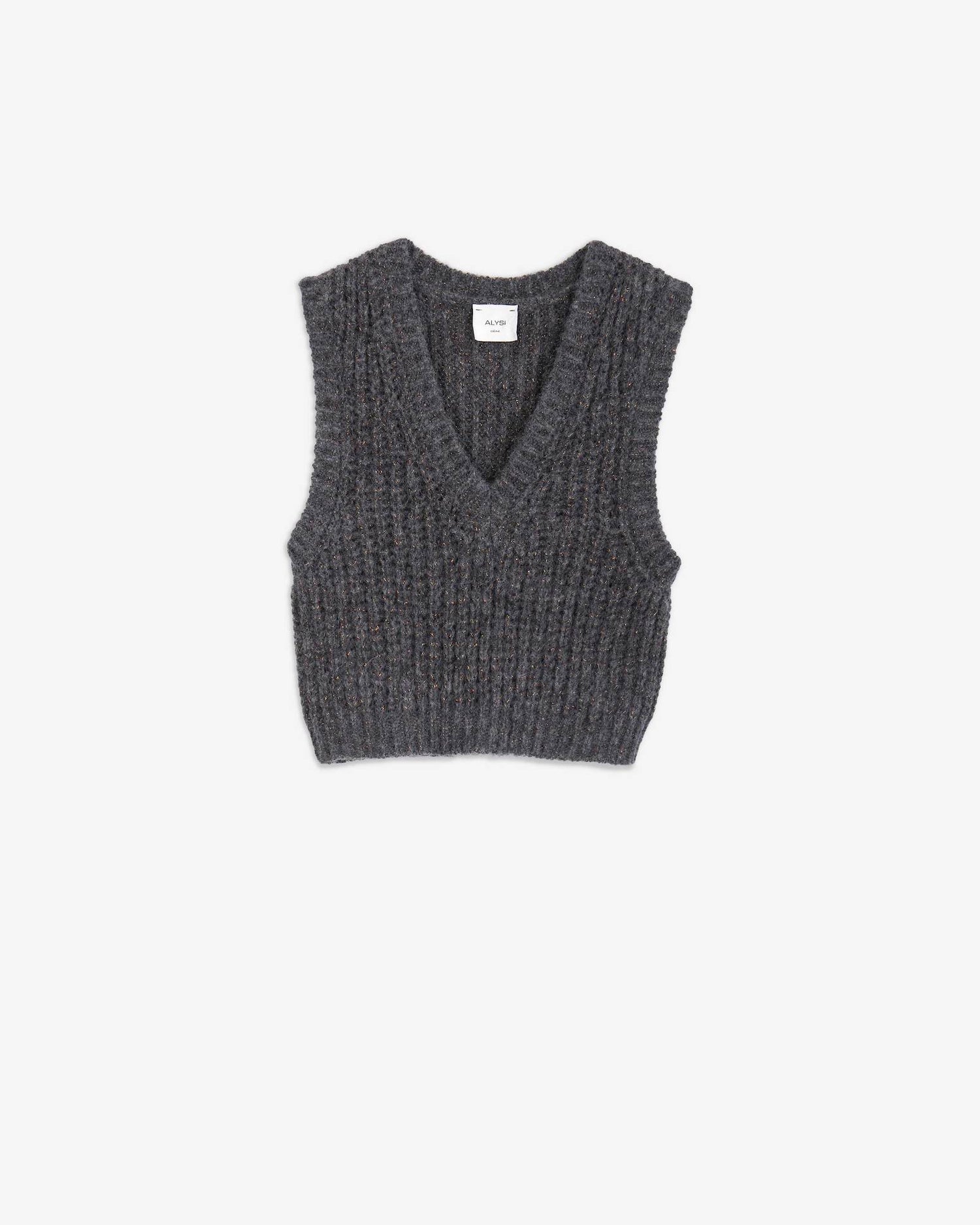 SHINY ALPACA BLEND MICRO VEST