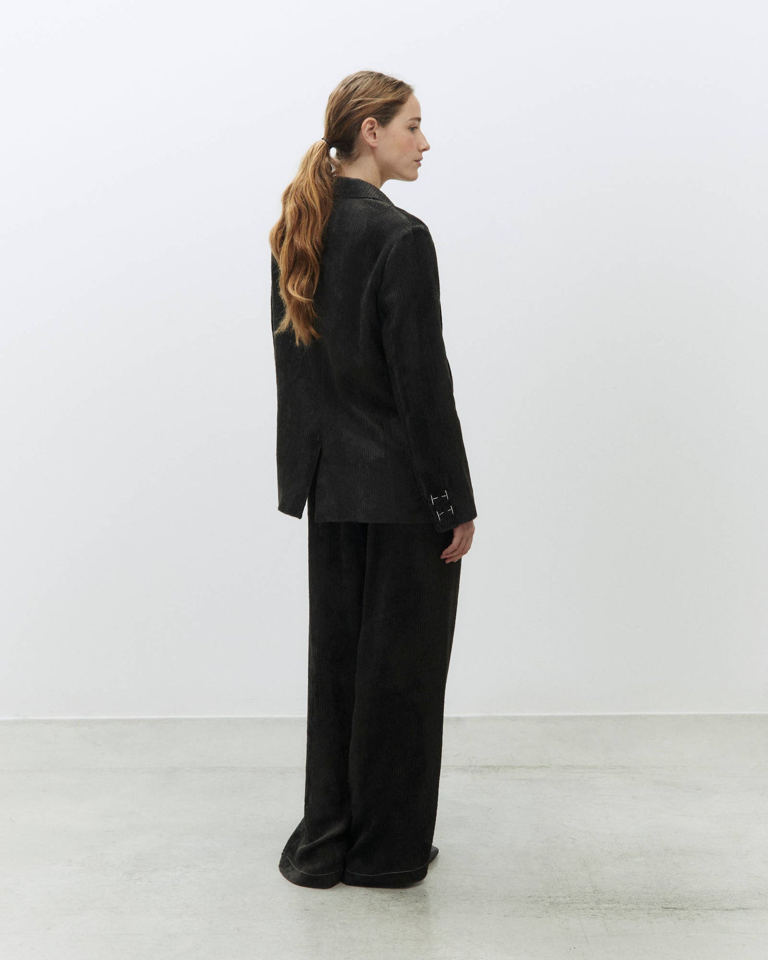 VELVET RIB BLAZER