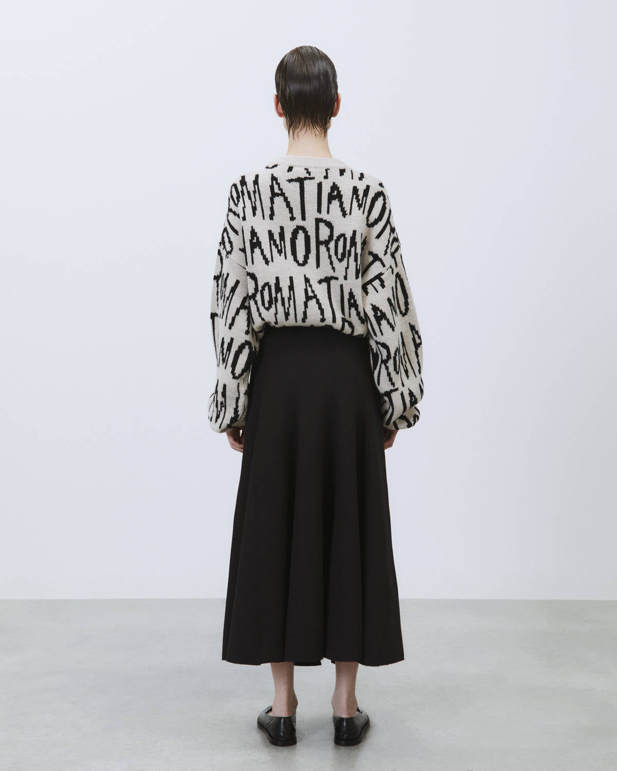 MIDI SKIRT WITH PANELS