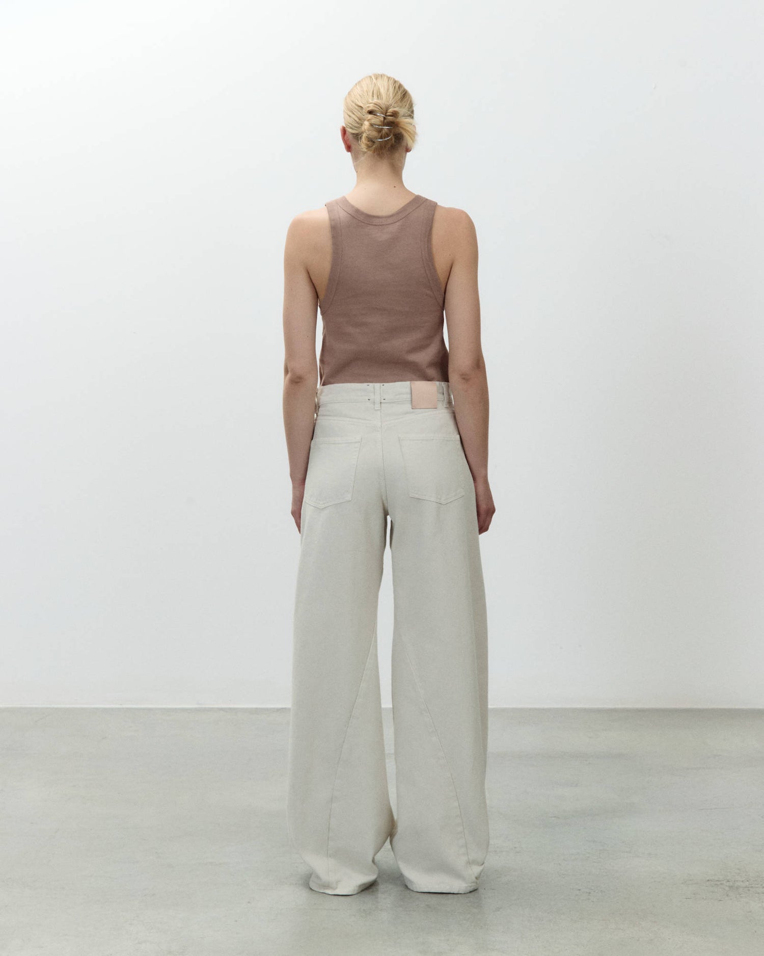 BARREL DENIM TROUSERS