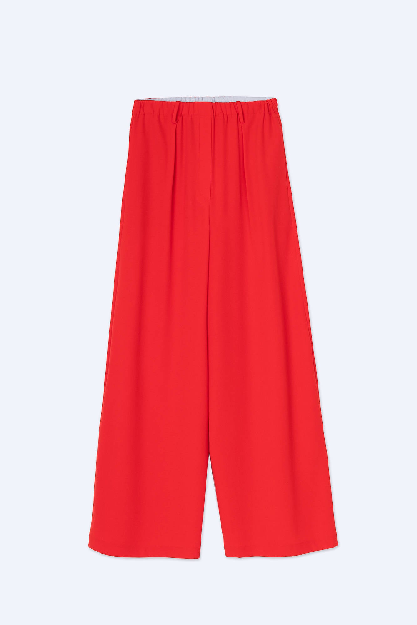 WIDE LEG PANTS WITH ELASTIC WAIST