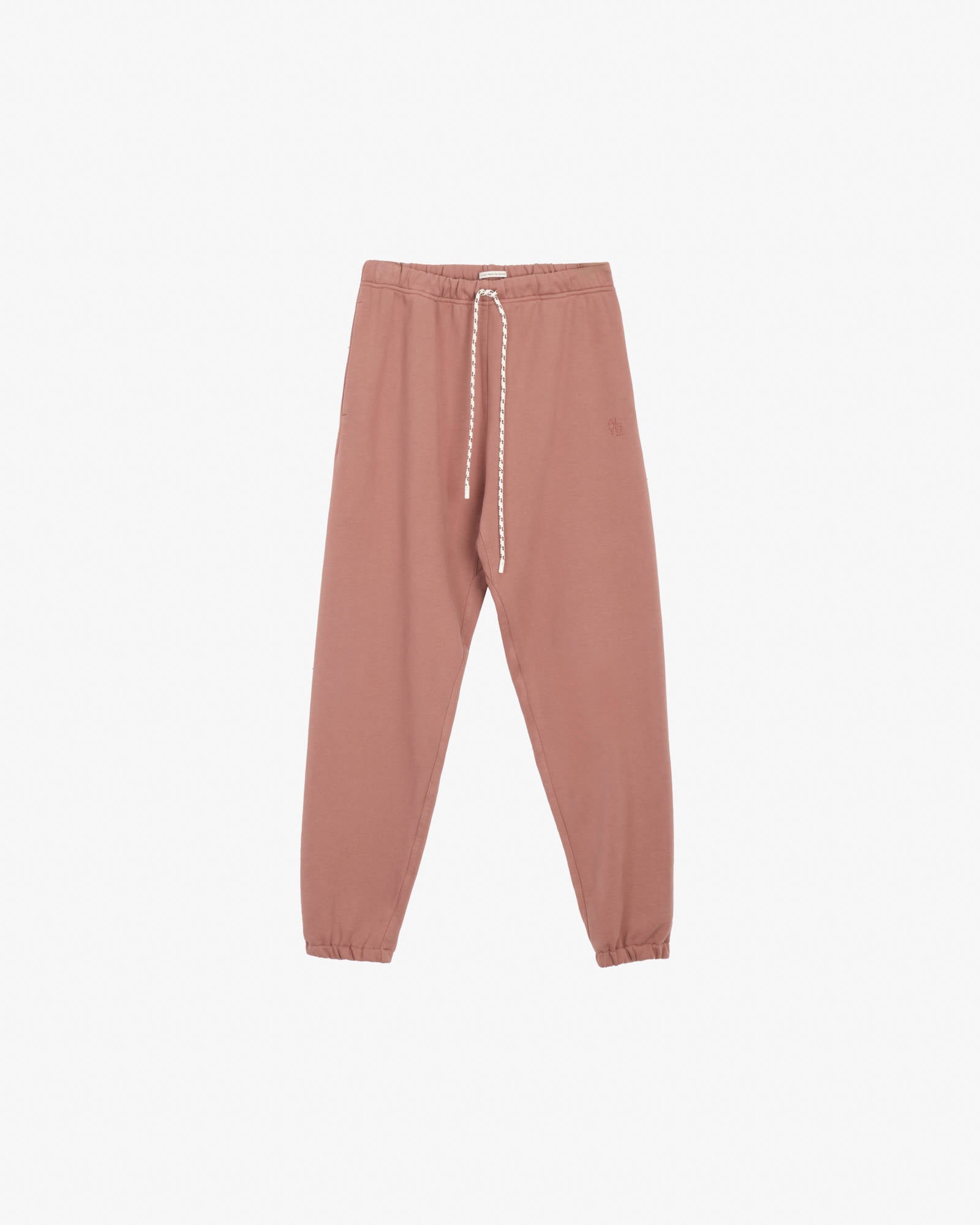 JOGGERS IN SWEATSHIRT WITH EMBROIDERY Blush