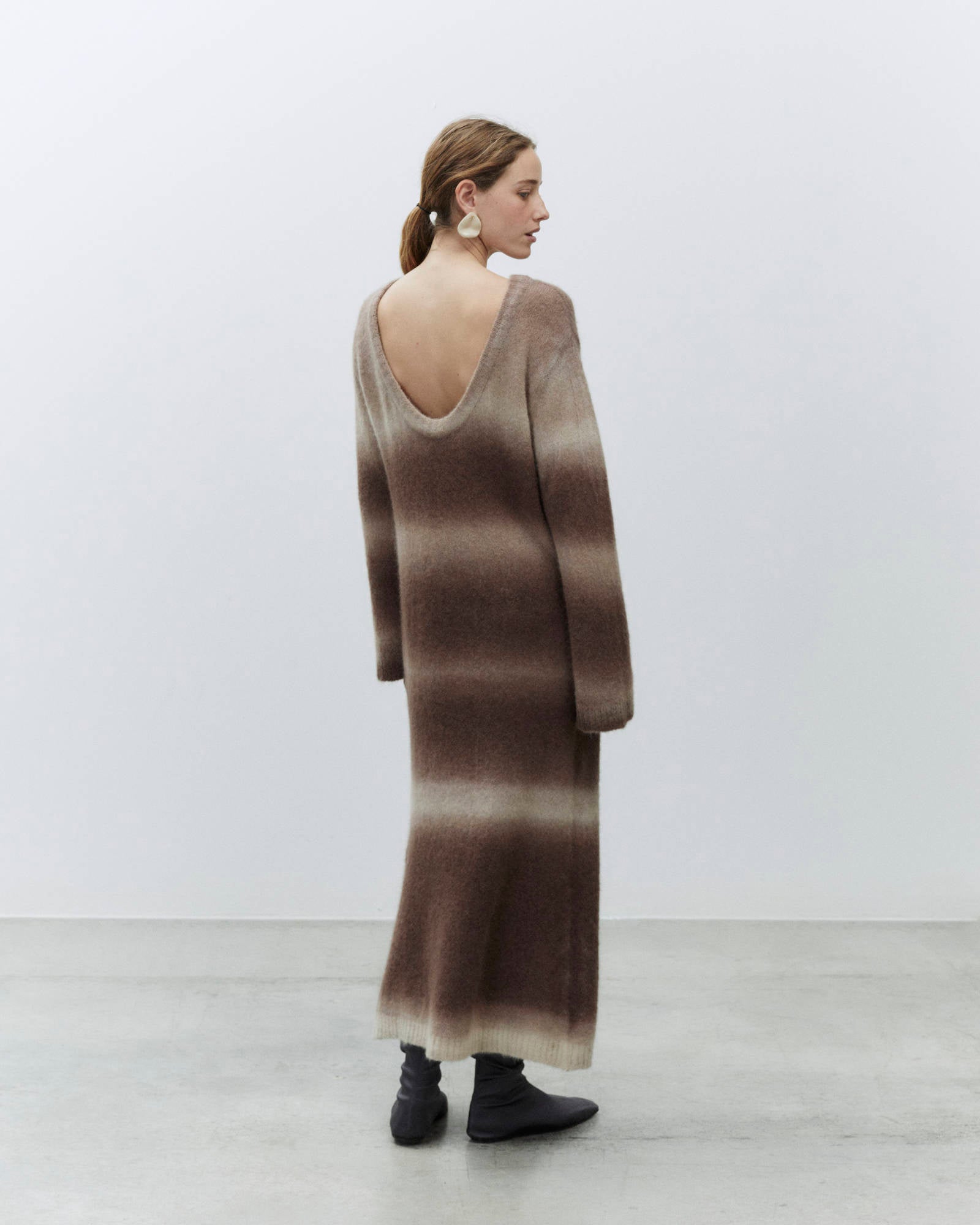 LONG SOFT ALPACA DRESS
