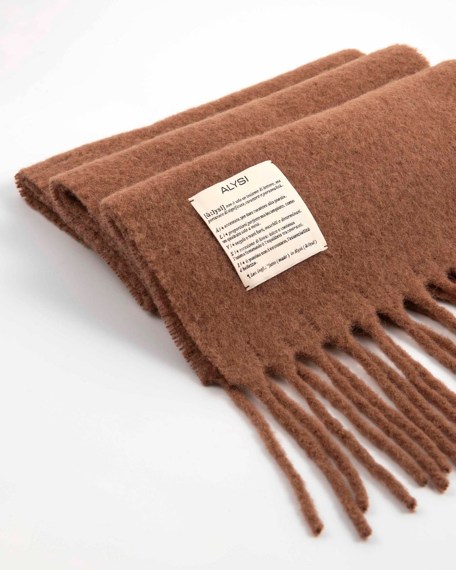 ALPACA WOOL BLEND SCARF