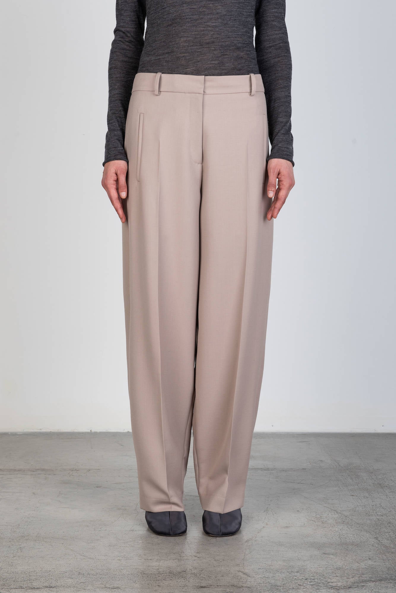 WIDE TAILORED TROUSERS