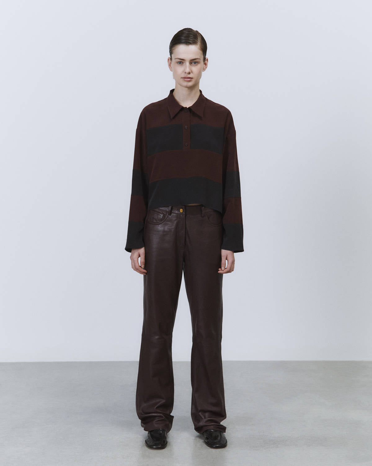 CREPE DE CHINE POLO