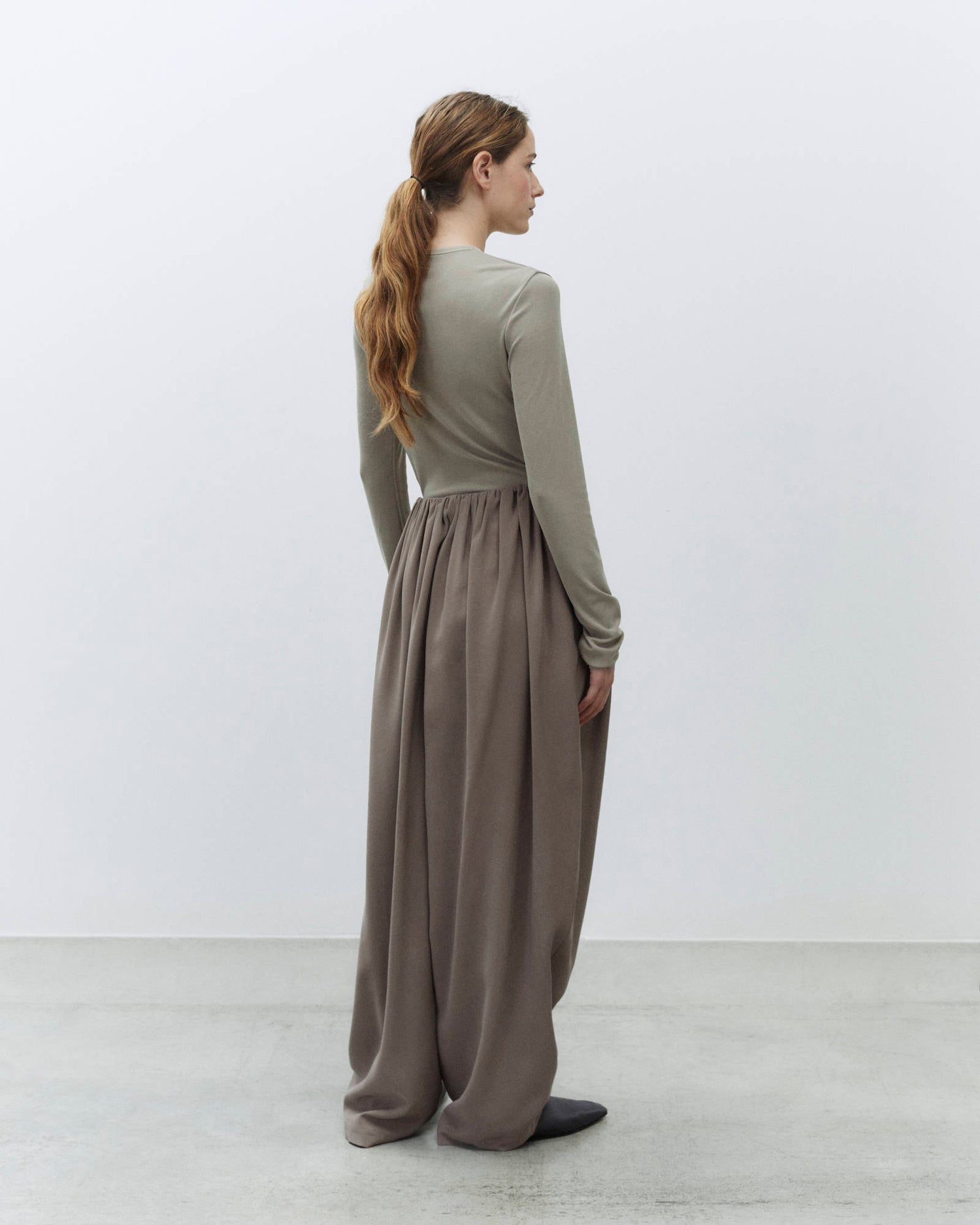 CUPRO EFFECT CARGO PANTS