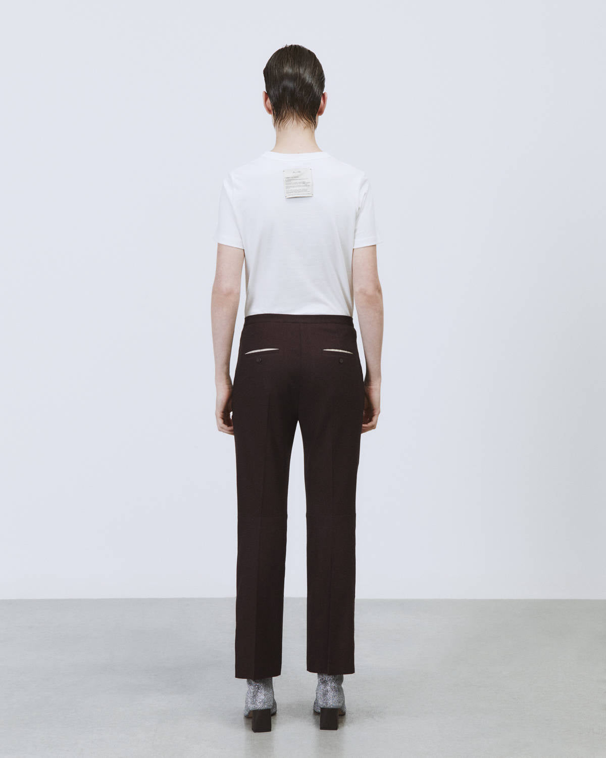 SLIM FLANNEL TROUSERS