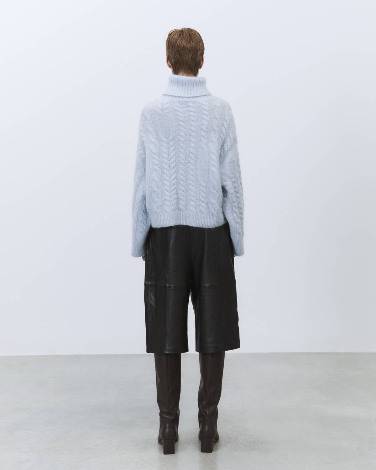 MOHAIR TURTLENECK PULLOVER