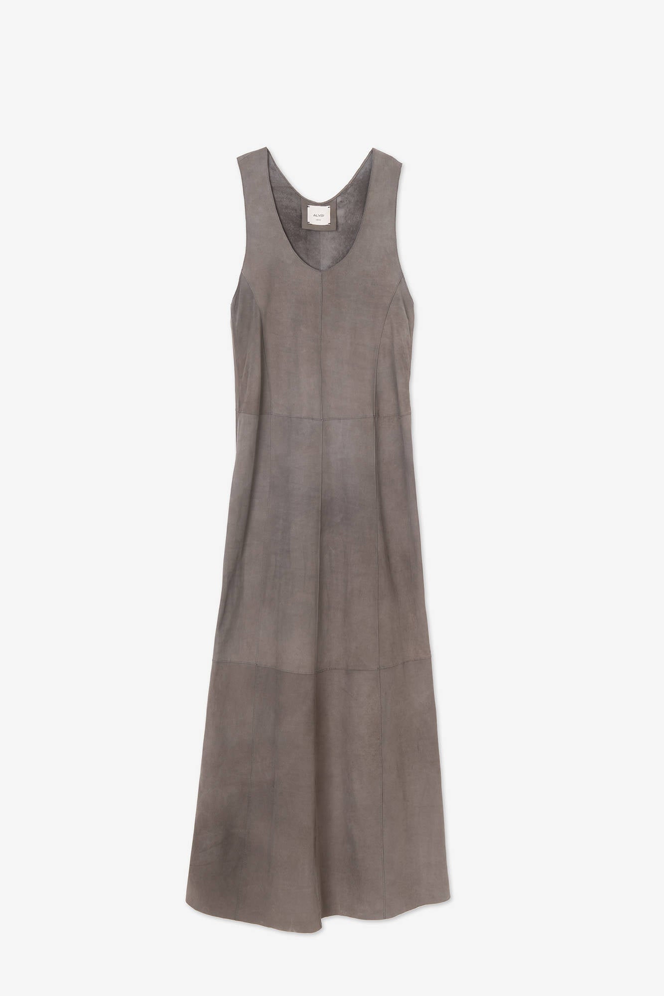 SUEDE DRESS Smoke