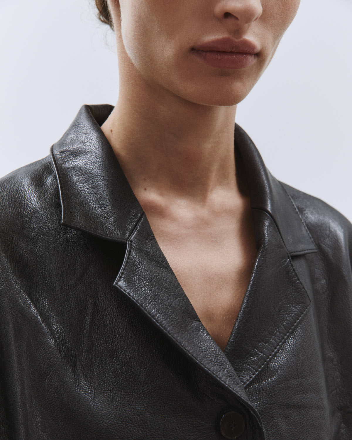 VINTAGE EFFECT BLAZER Black