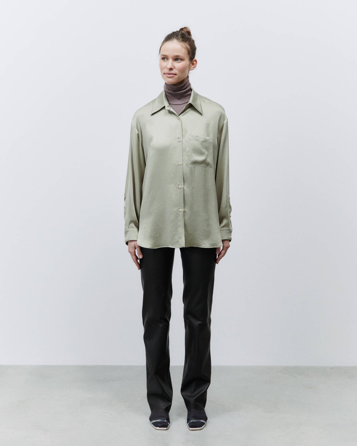 SILK OVERSHIRT