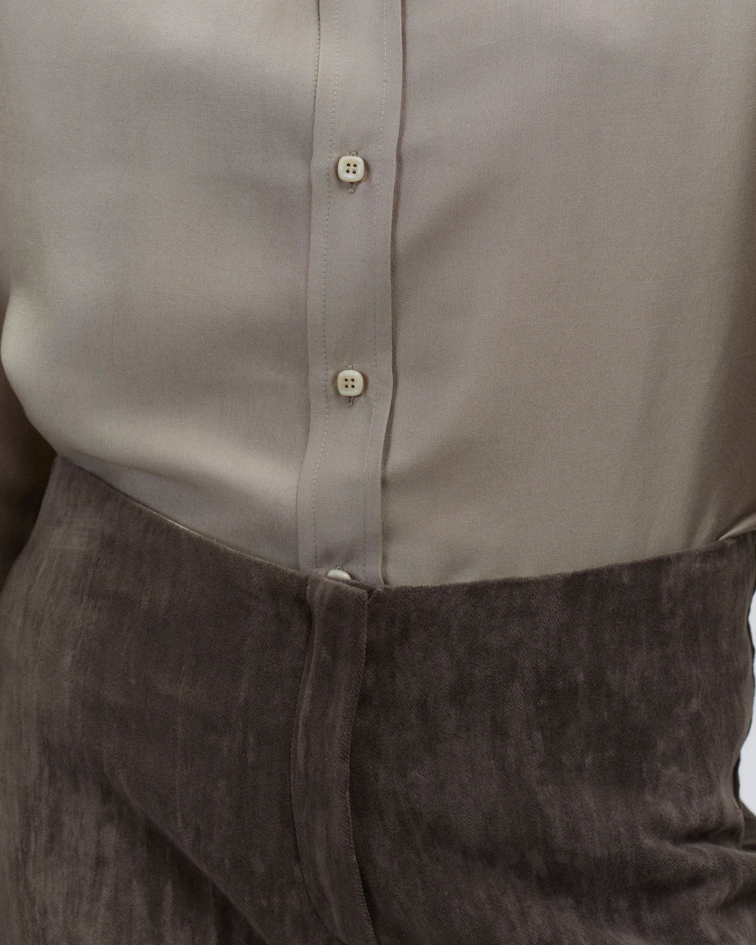 CRINKLE VELVET PANTS