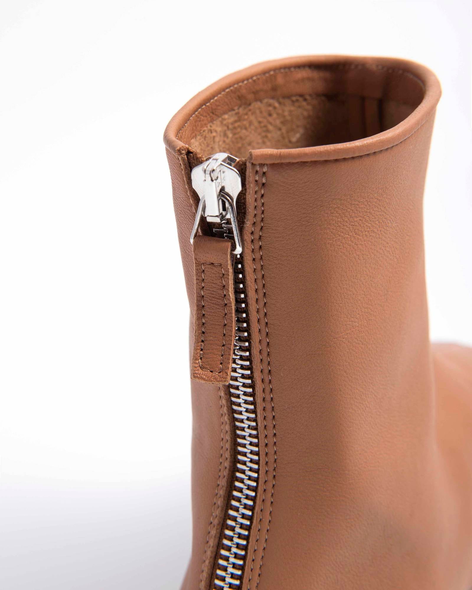 SQUARE TOE ANKLE BOOT