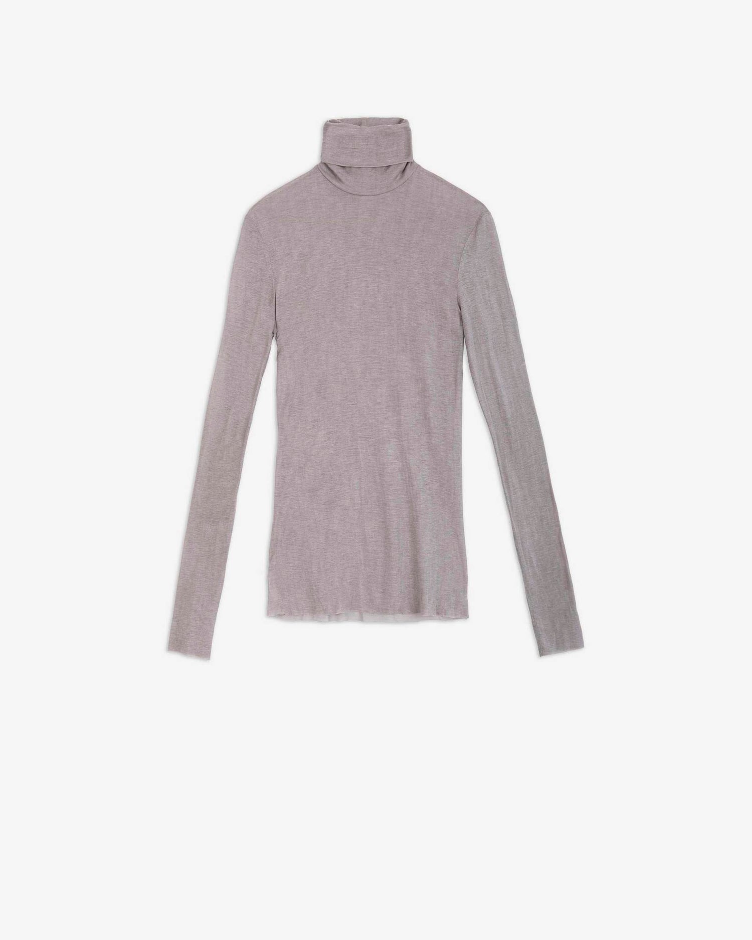 HIGH NECK JERSEY SWEATER