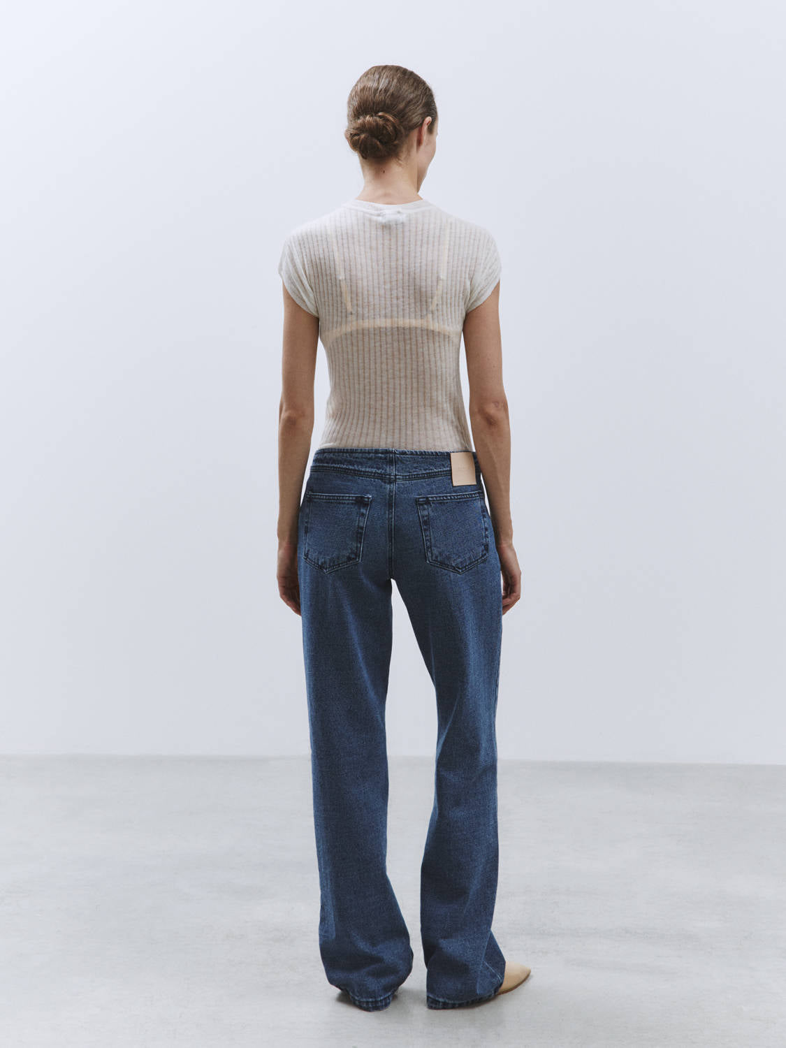 INDIGO LOW WAIST JEANS