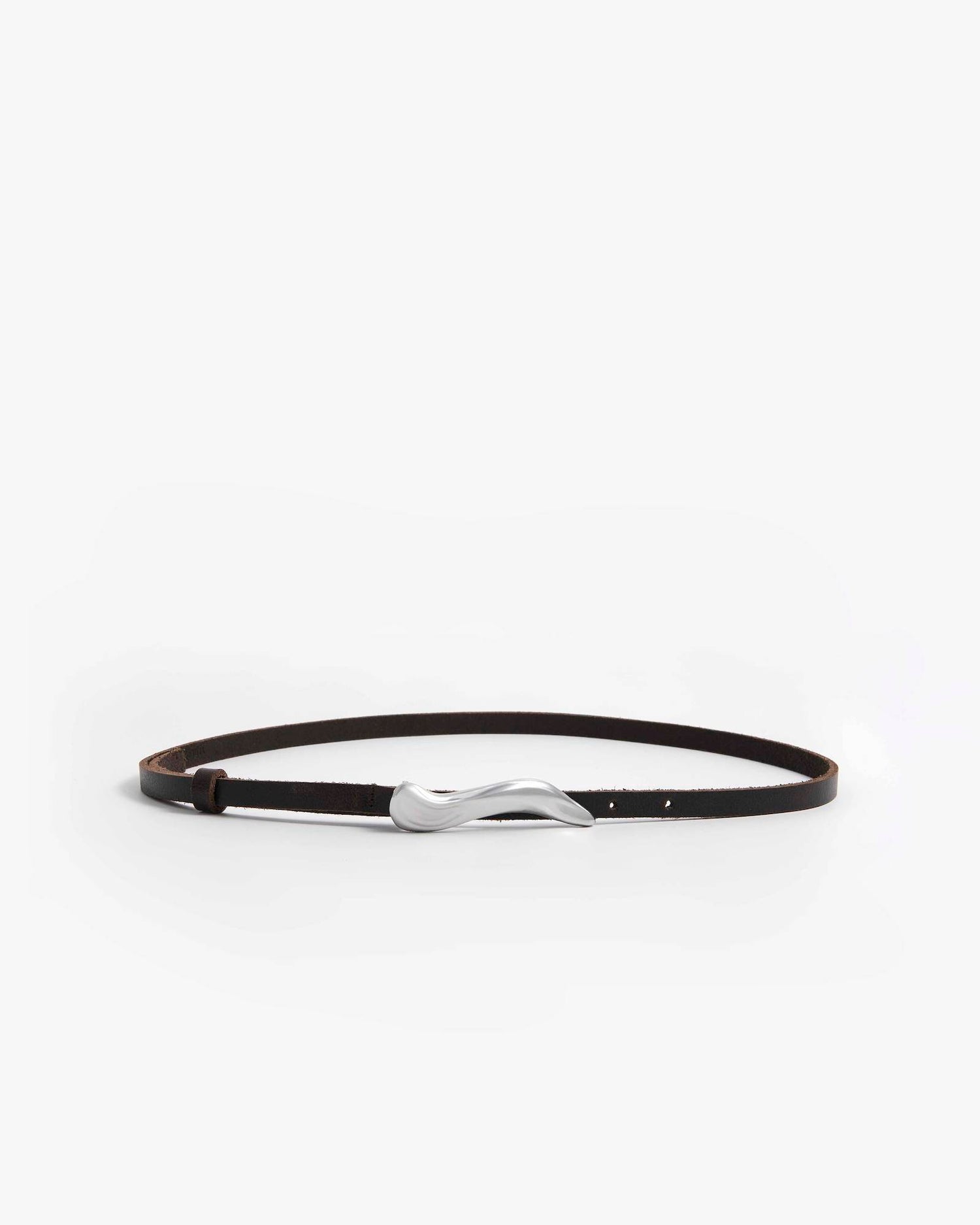 THIN BELT WITH JEWEL BUCKLE