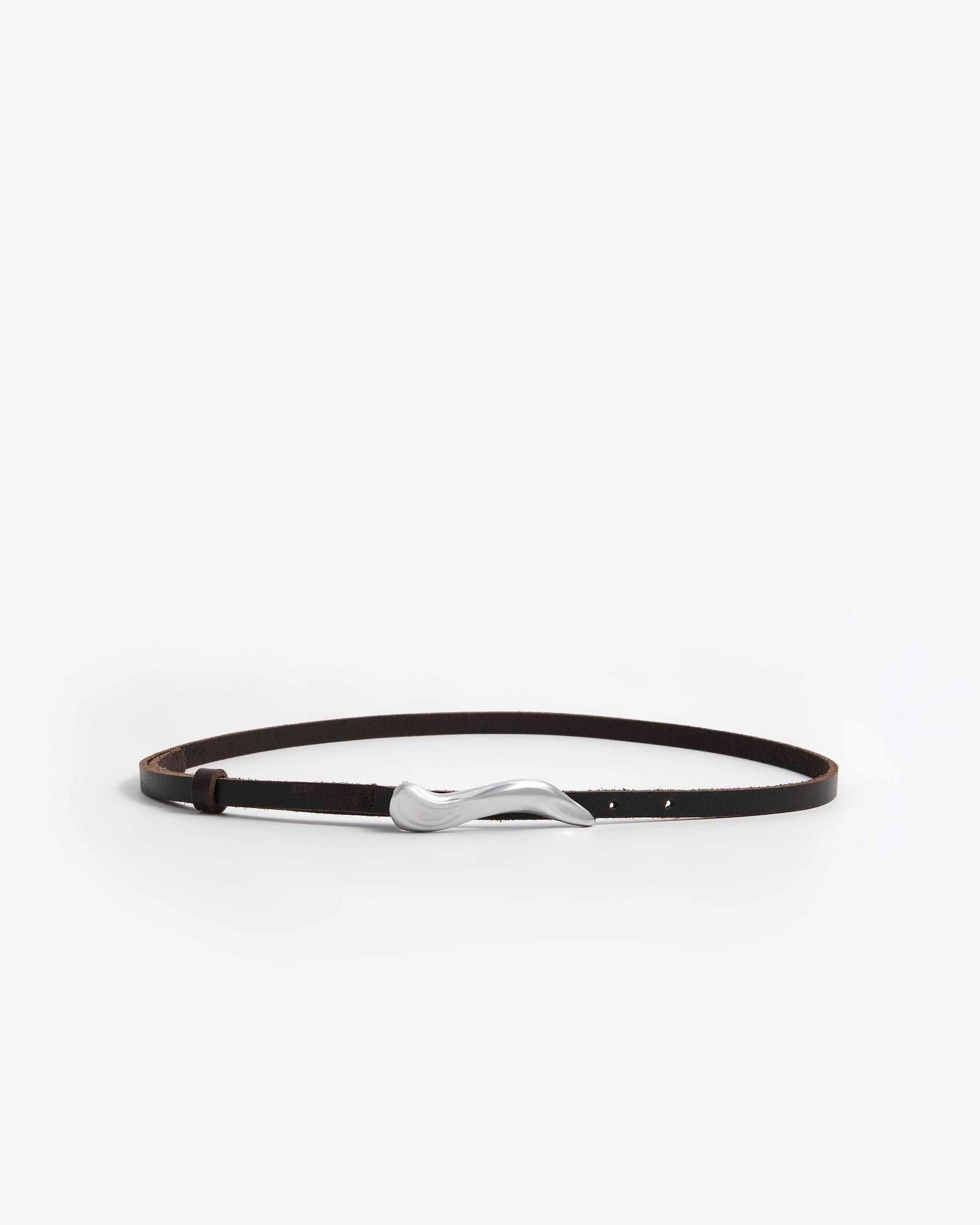 THIN BELT WITH JEWEL BUCKLE
