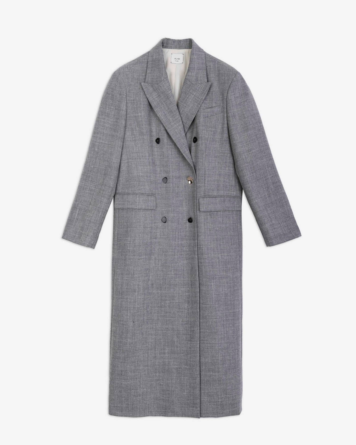 LONG WOOL GRANIGLIA COAT
