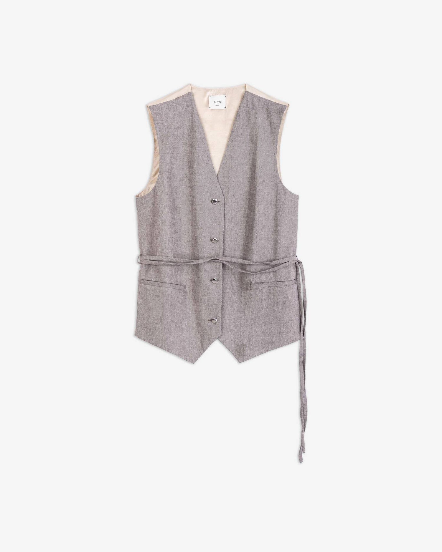 TAILORED FLANNEL VEST