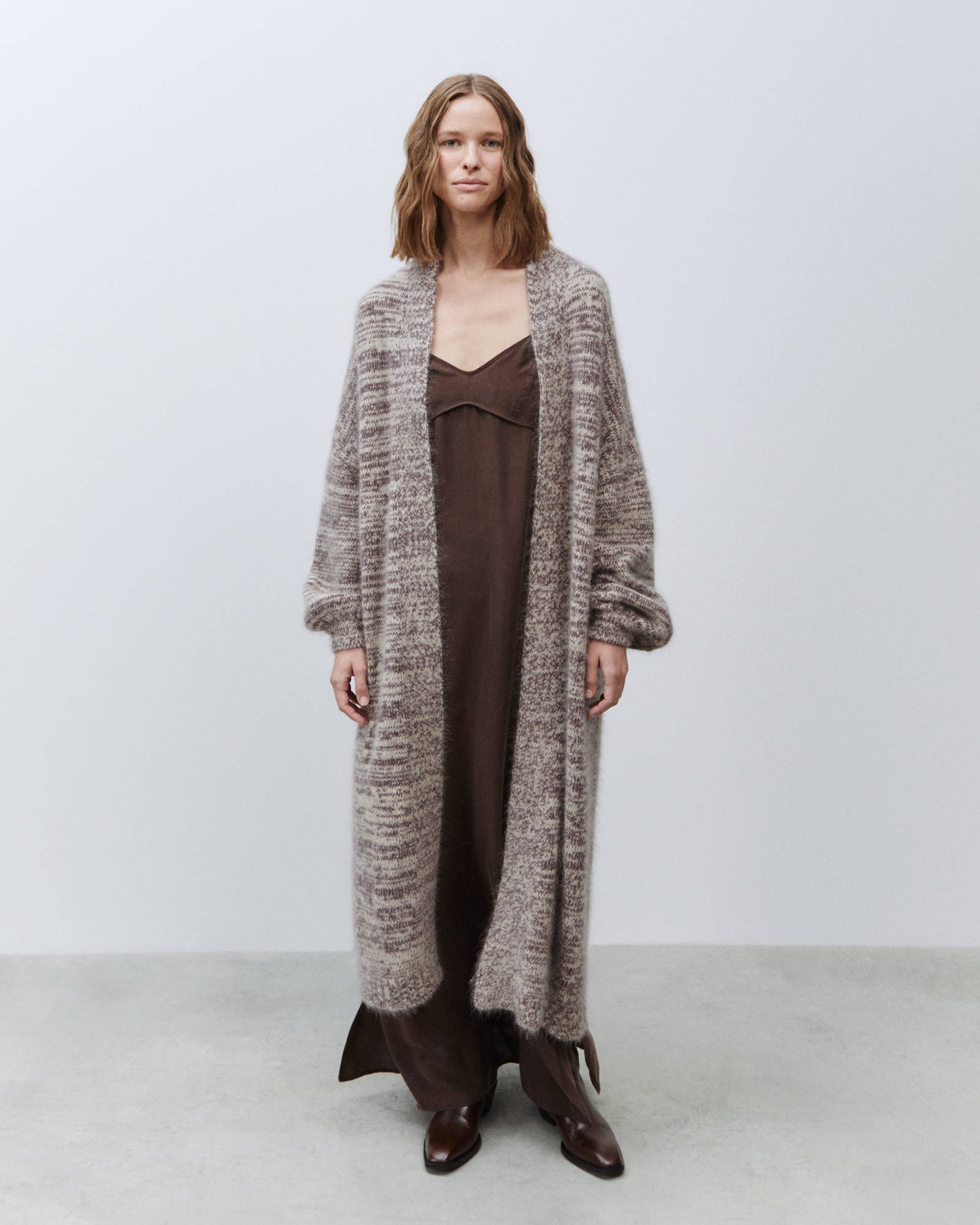 ANGORA MAXI CARDIGAN