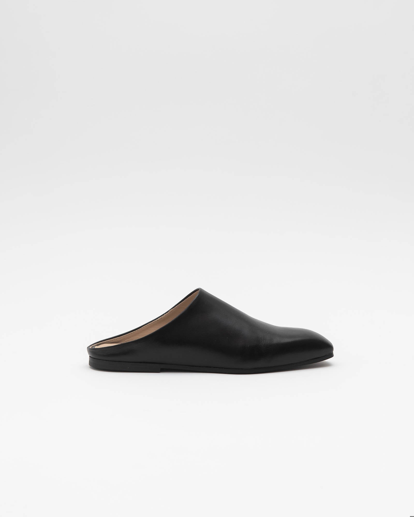 Square toe leather mules online