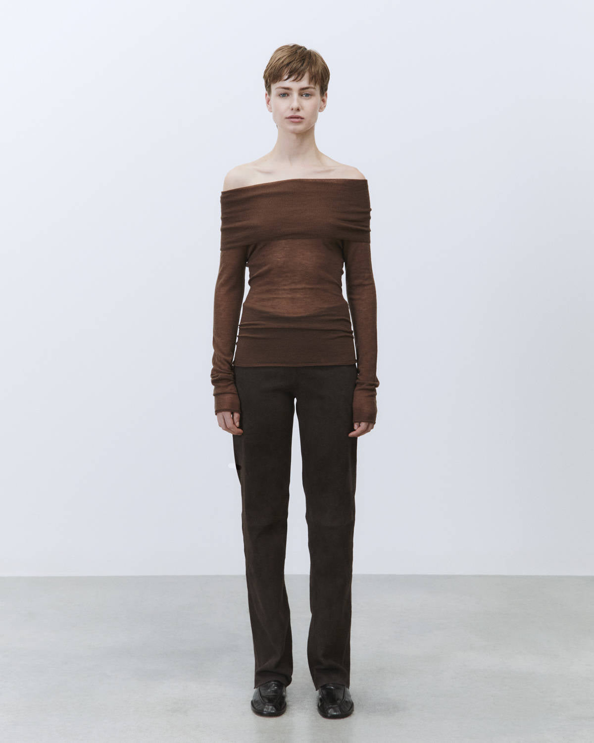 EXTRAFINE WOOL KNIT TOP