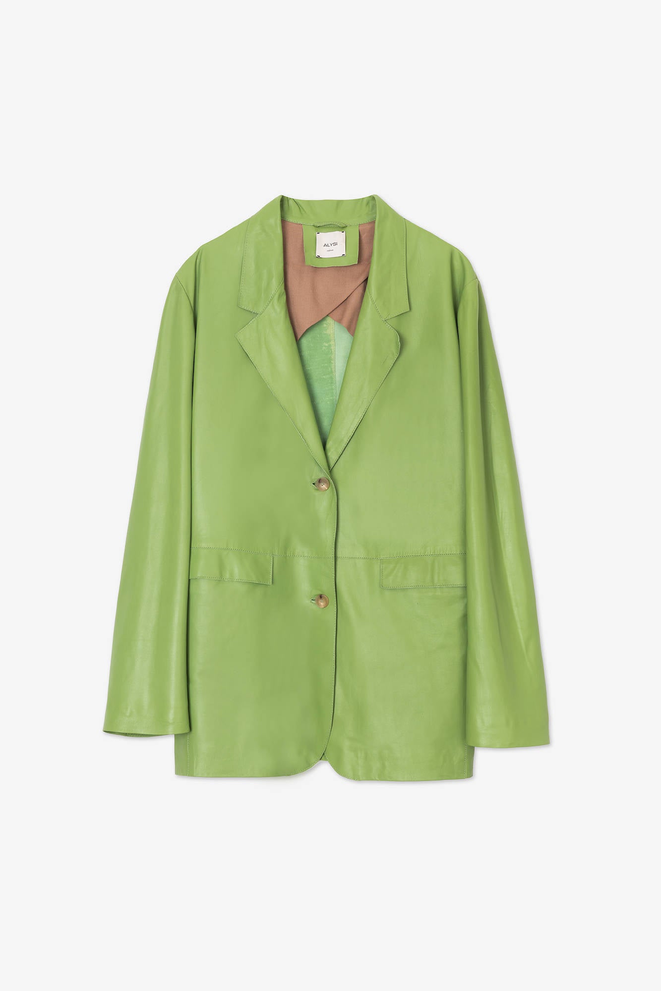 MATCHA MATCHA LEATHER BLAZER